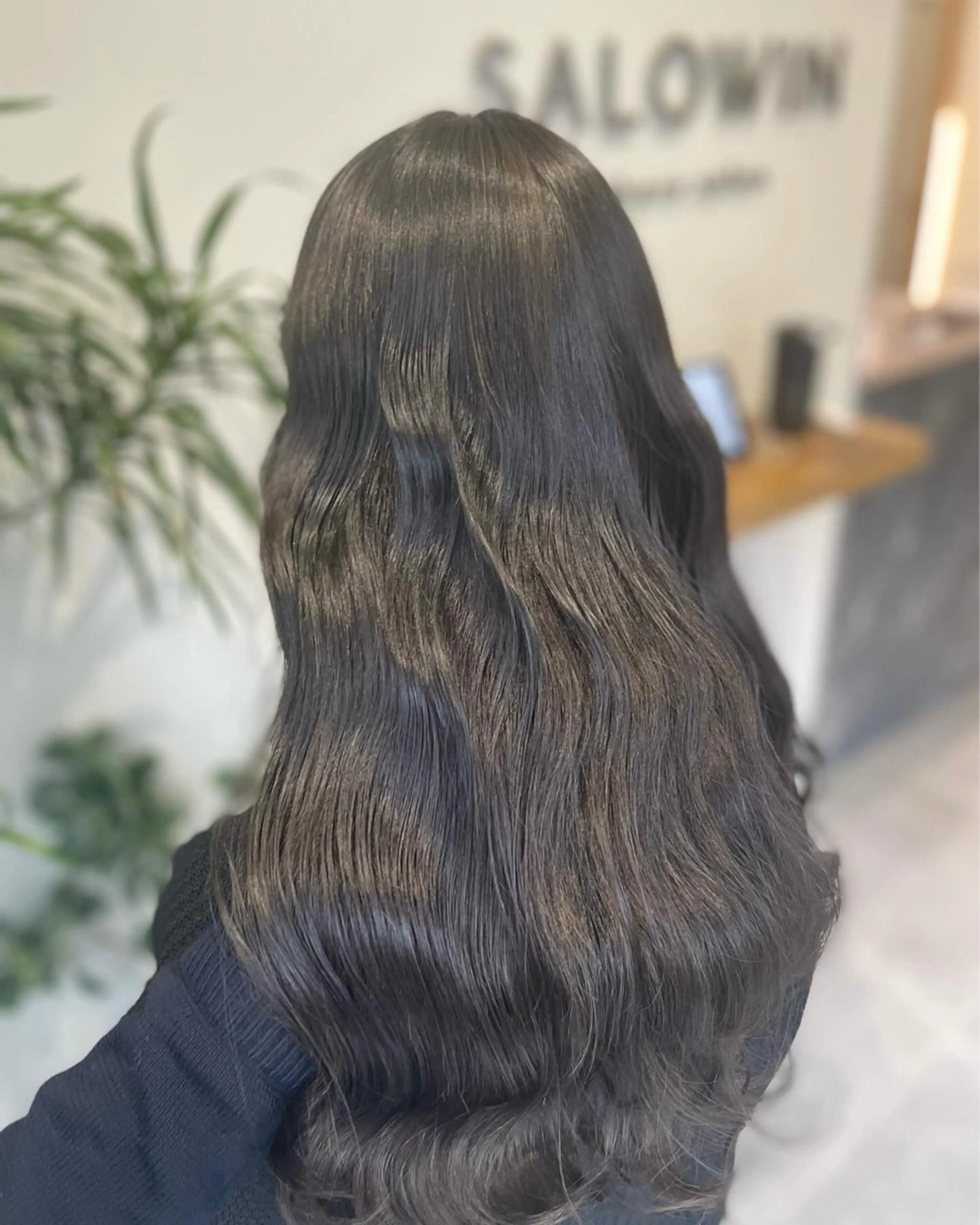 ロング ヘアカラー トリートメント 髪質改善&美髪カラー ボブ&ロングRYOのヘアスタイル