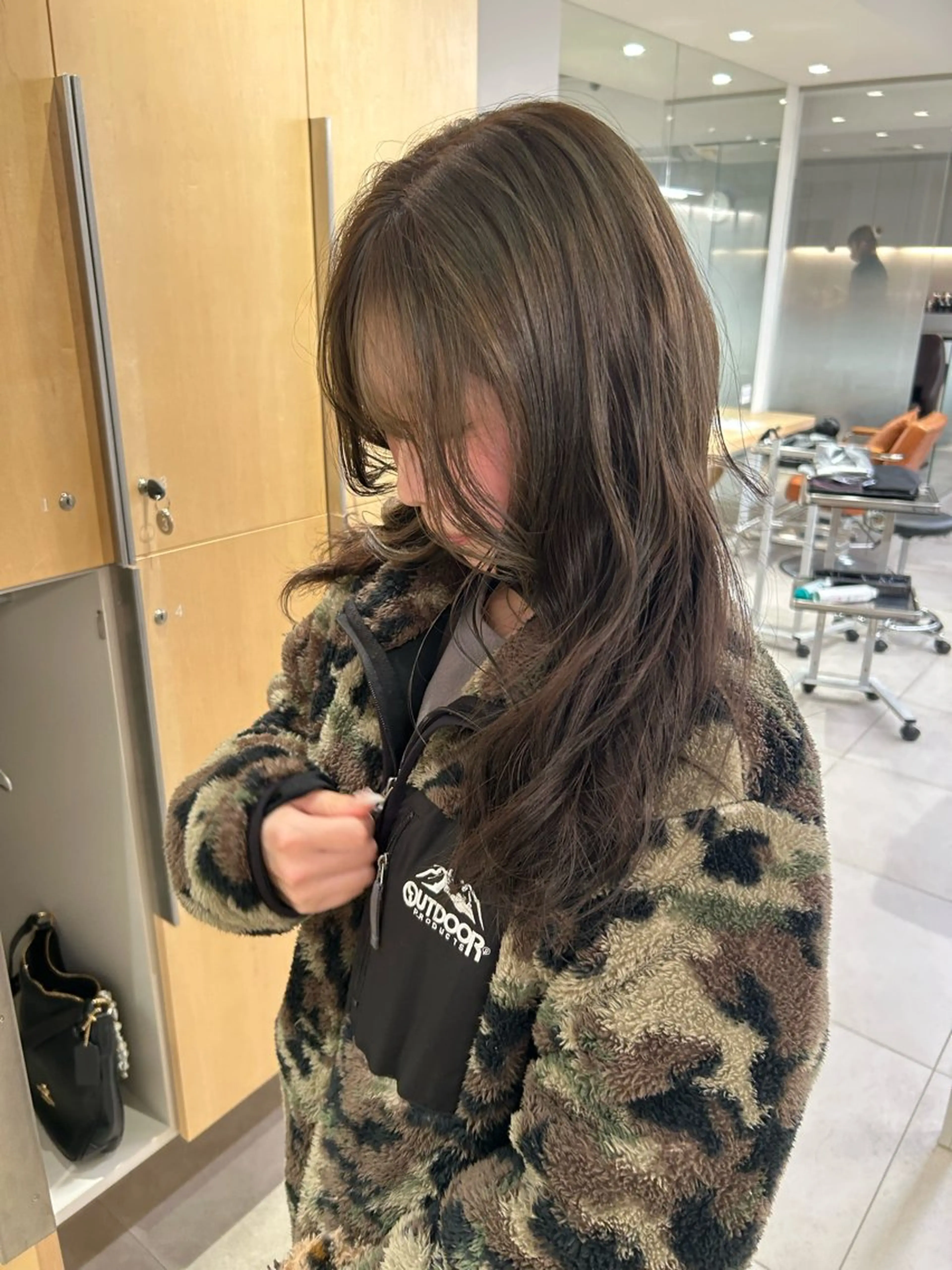 ロング カラー カット ヘアカラー トリートメント ケアパーマ/ケアブリ ーチdaisukeのヘアスタイル