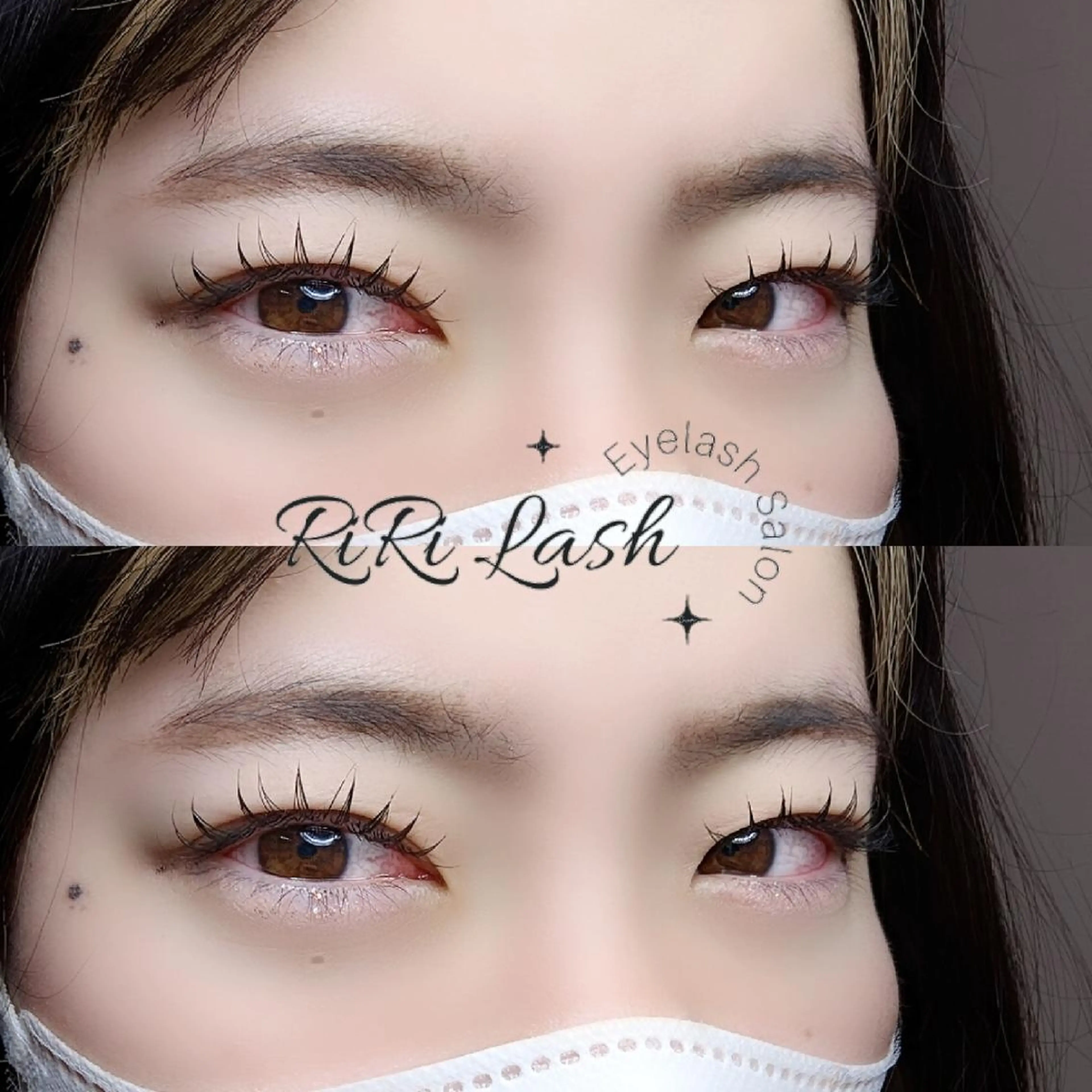 マツエク・マツパ 束感まつ毛 Dカール フラットラッシュ マツエク 🍒♡RiRi  Lash ♡🍒のマツエク・マツパデザイン