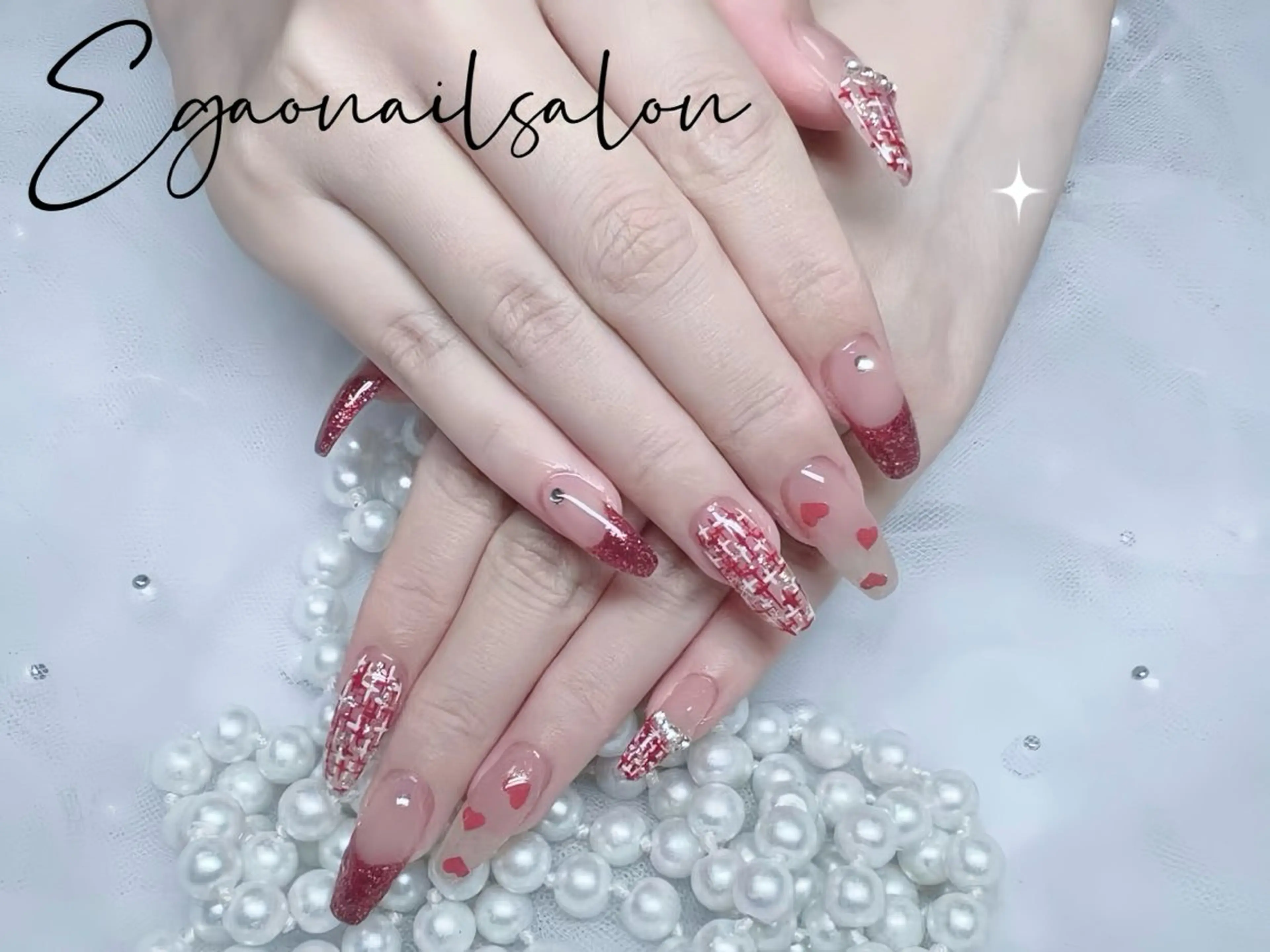 ネイル アートネイル フットネイル フレンチネイル ジェルネイル グラデーション ハンドネイル Egao Nail錦糸町店のネイルデザイン