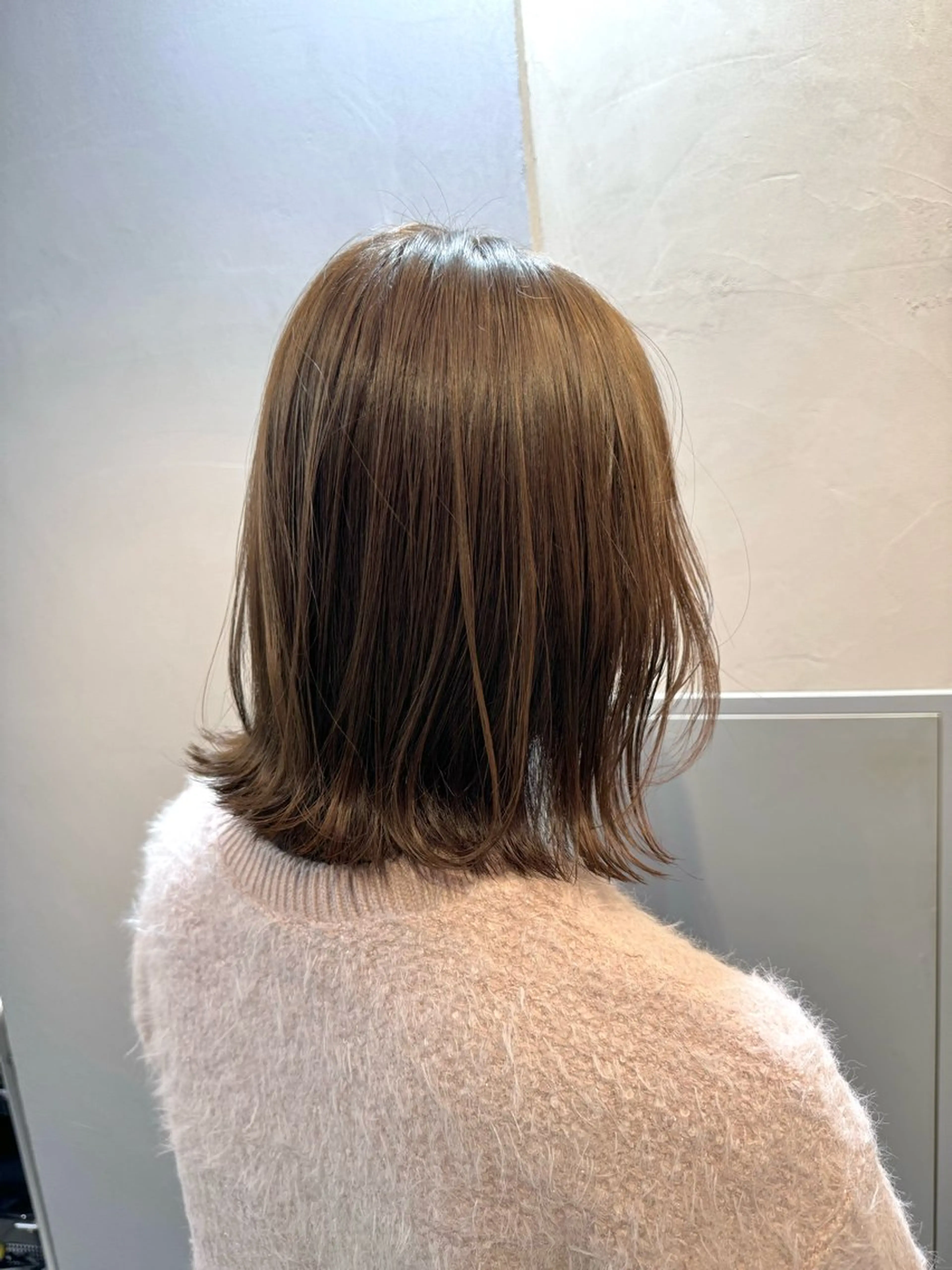 ショート カラー 切りっぱなしボブ ボブ 神戸ボブ✂️ ioe三宮/田 伸佳のヘアスタイル