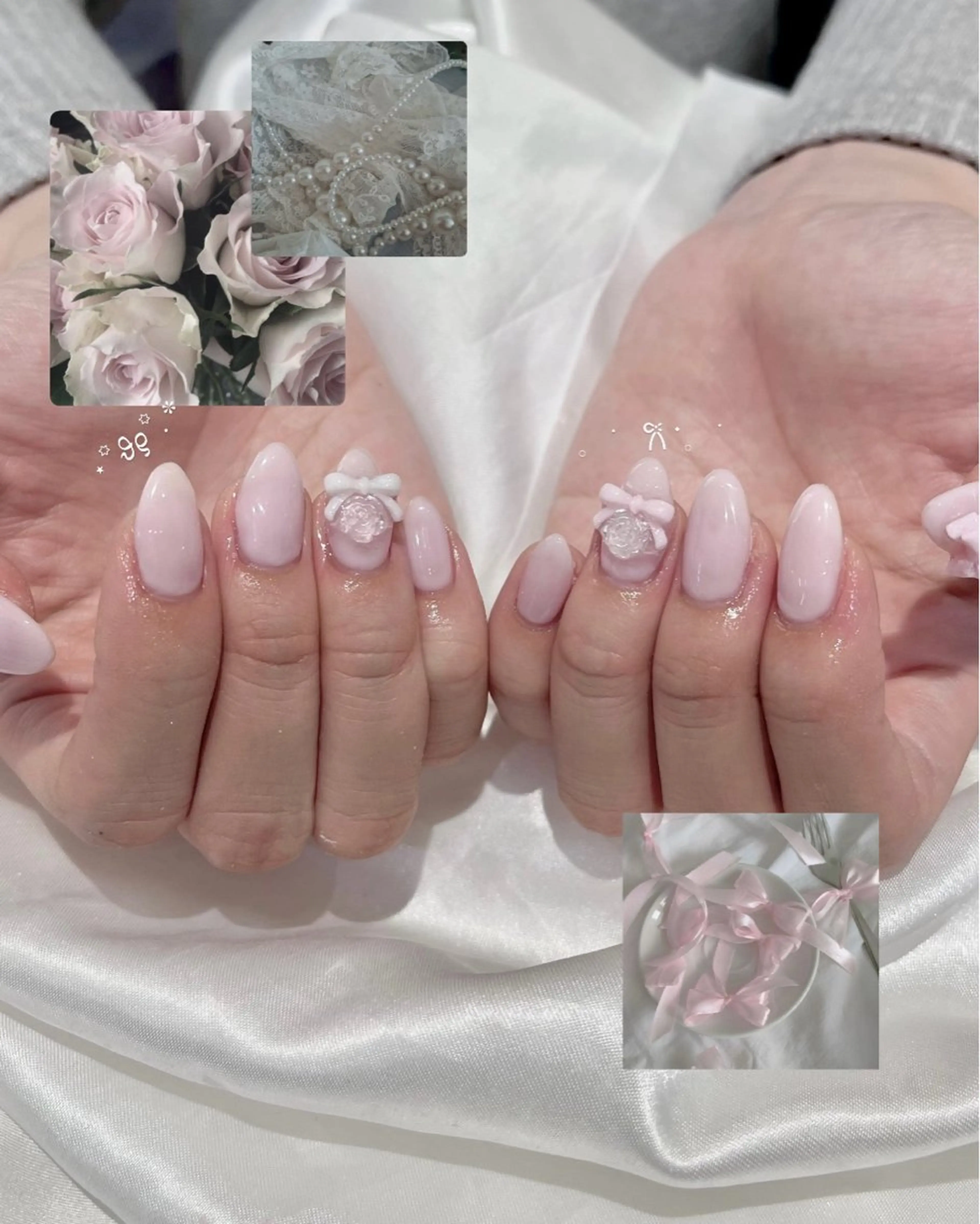 パラジェル使用🍓ワンカラー・ラメグラ【シンプル】オフあり(新規～3回目まで)の写真