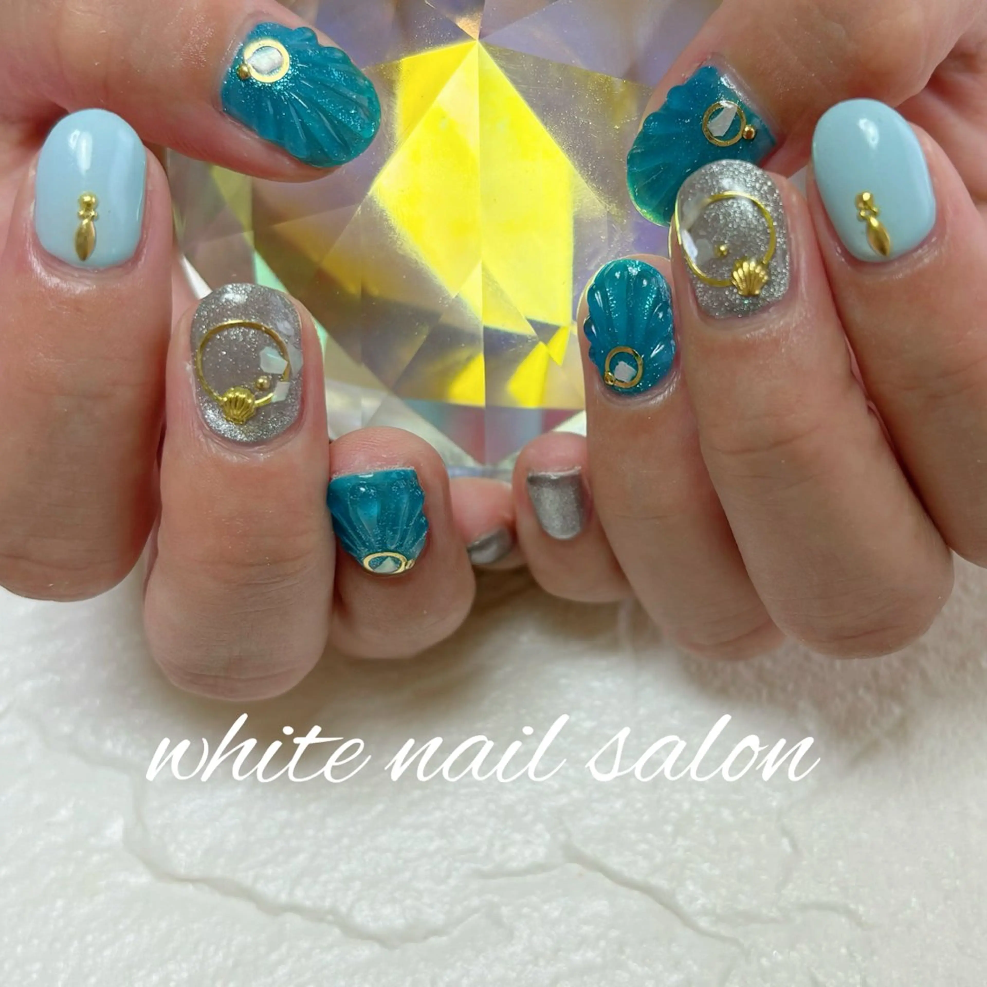ネイル 持ち込み ホワイト ハンドネイル white nail salonのネイルデザイン