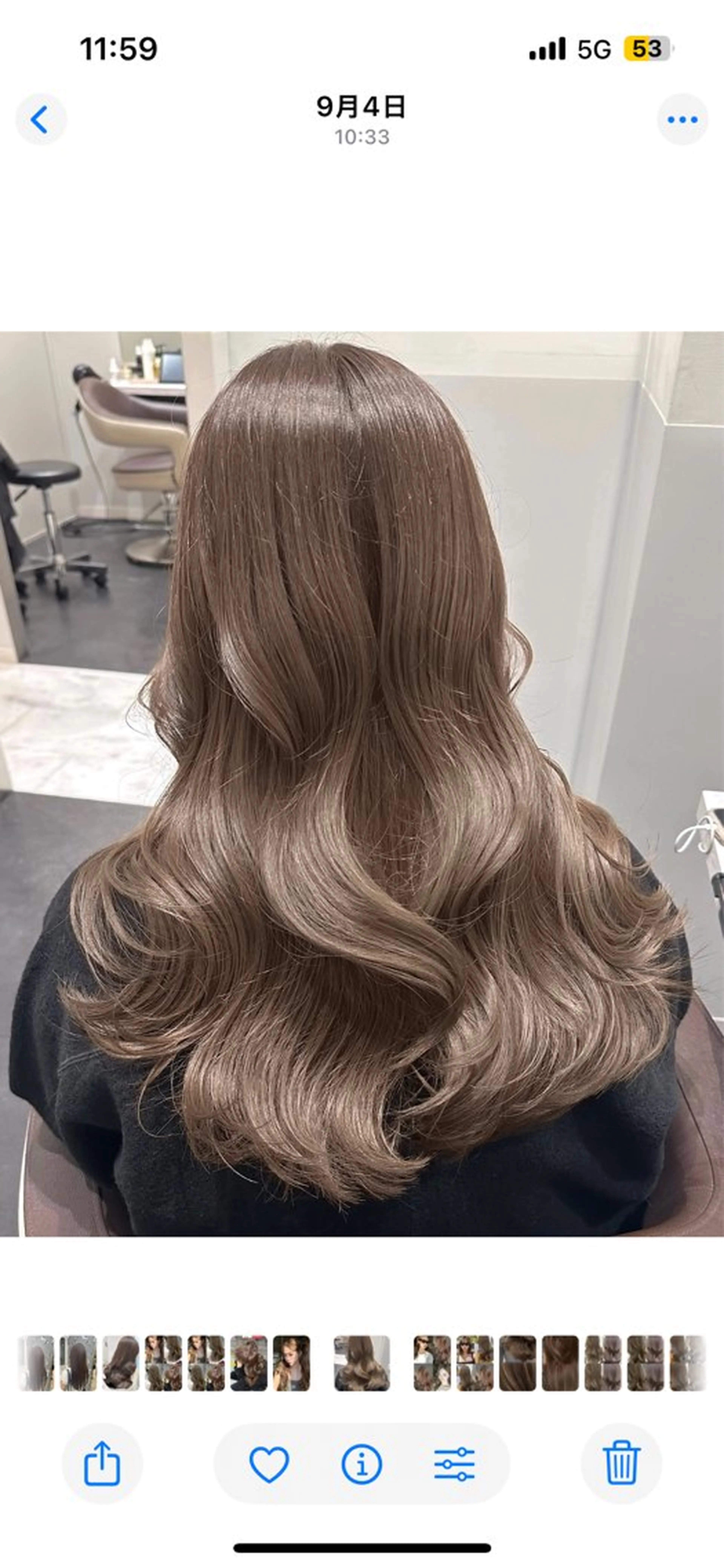 ロング カット ヘアカラー トリートメント ダブルカラー髪質改善 /Annaのヘアスタイル