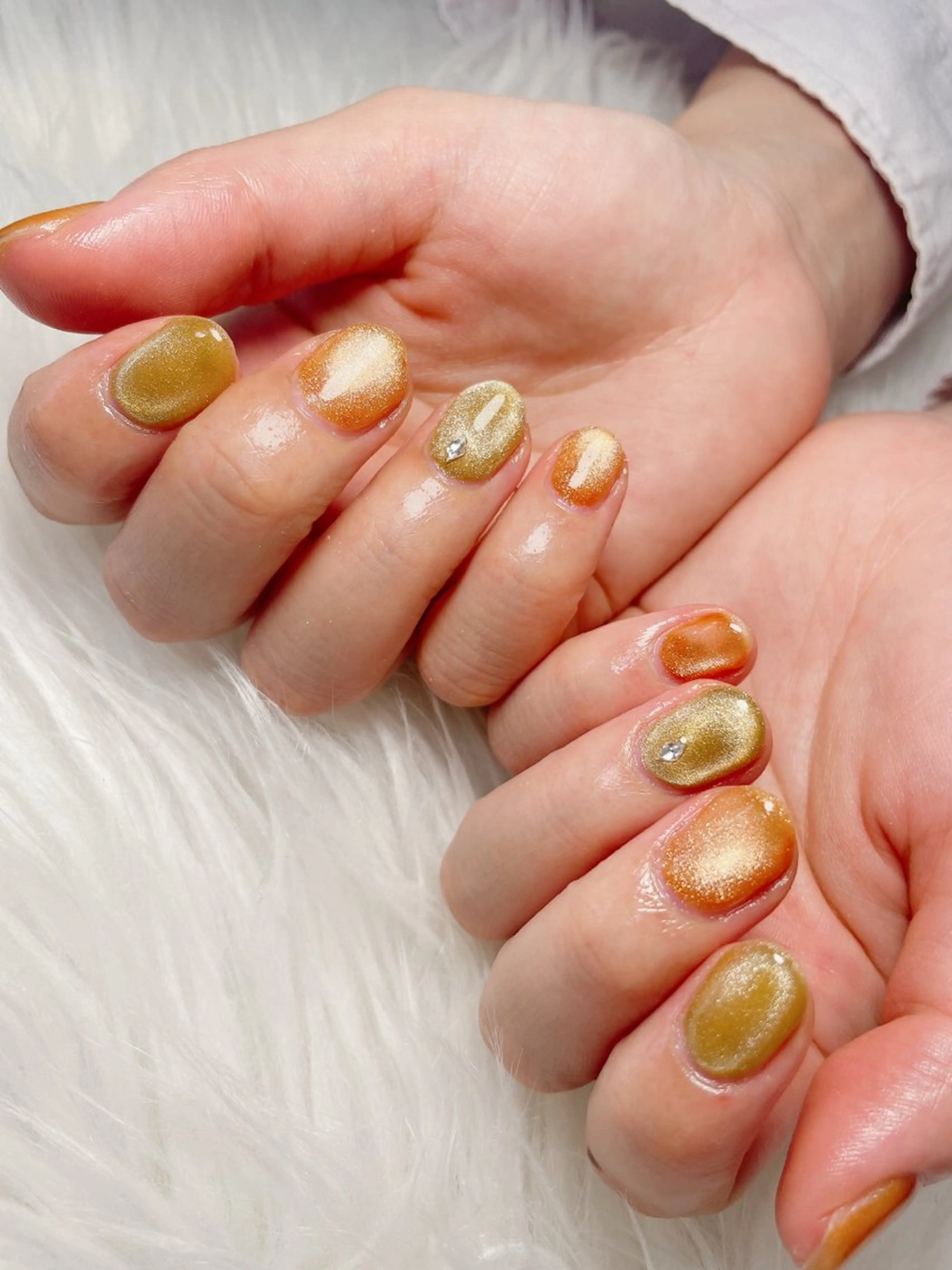 ネイル マグネットネイル nailsalon Rinのネイルデザイン