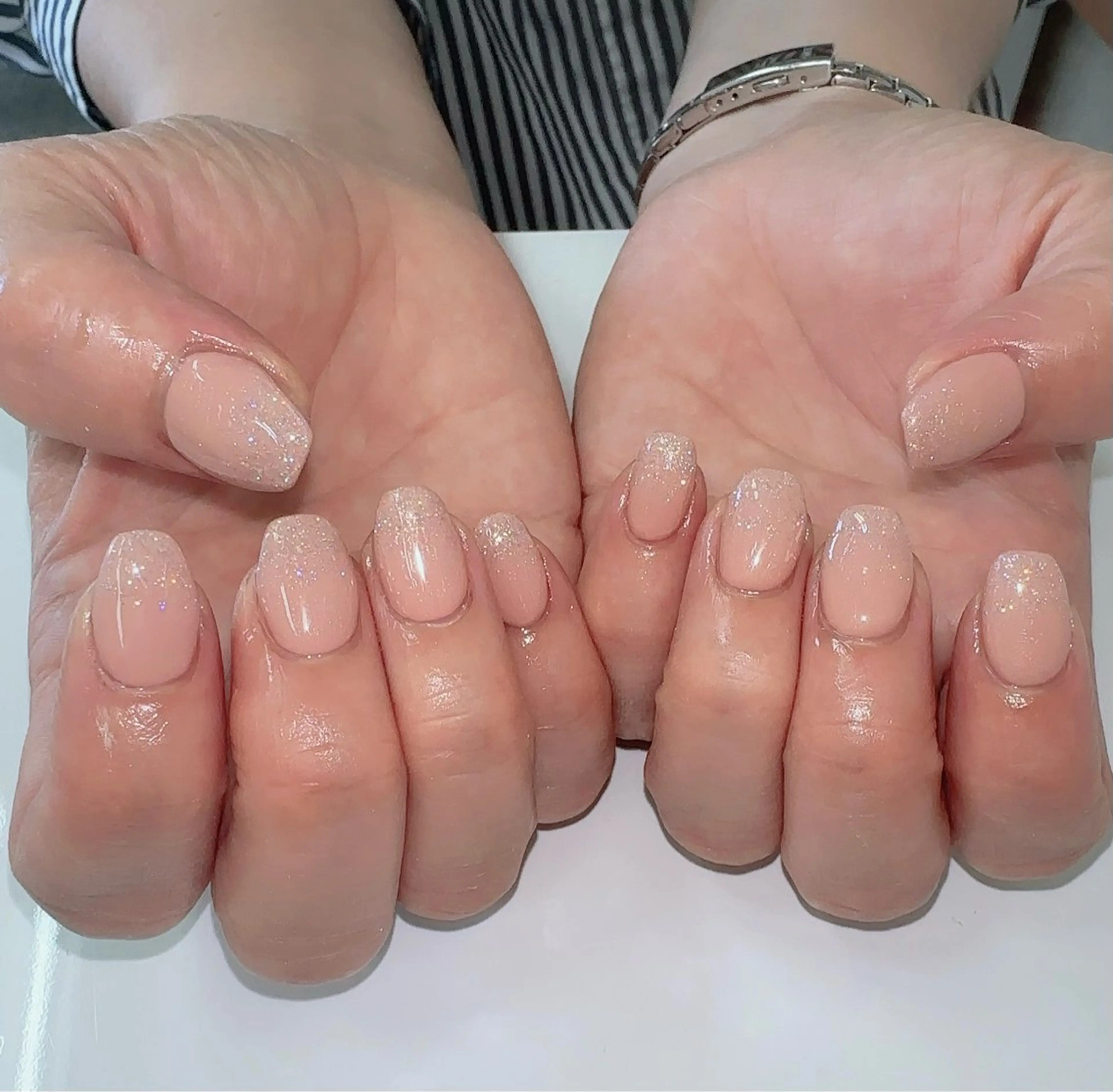ネイル ラメ(グリッター) ハンドネイル KAONAIL ☆MAI☆のネイルデザイン