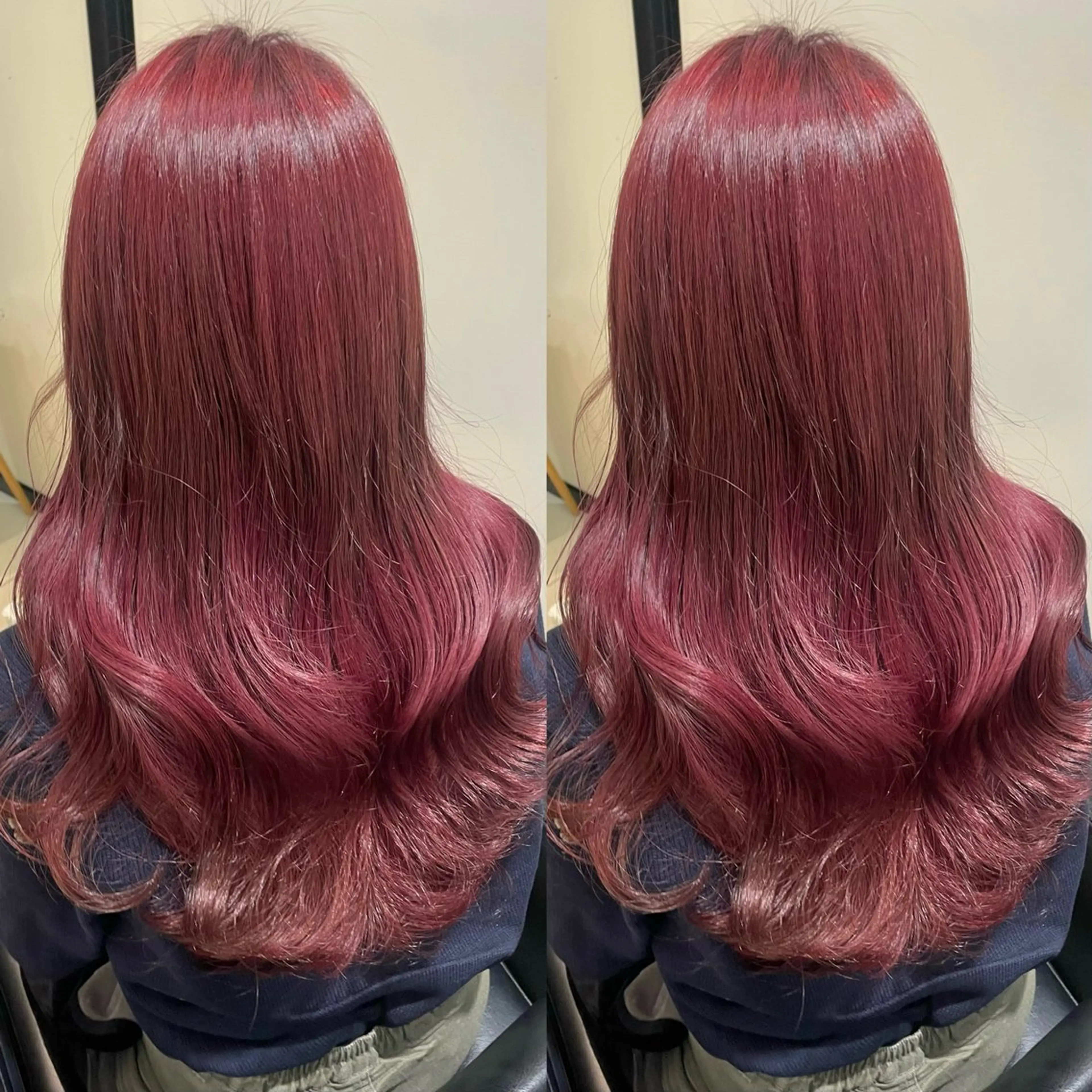 ロング カラー カット ヘアカラー トリートメント ブリーチなしカラー kana🐱のヘアスタイル