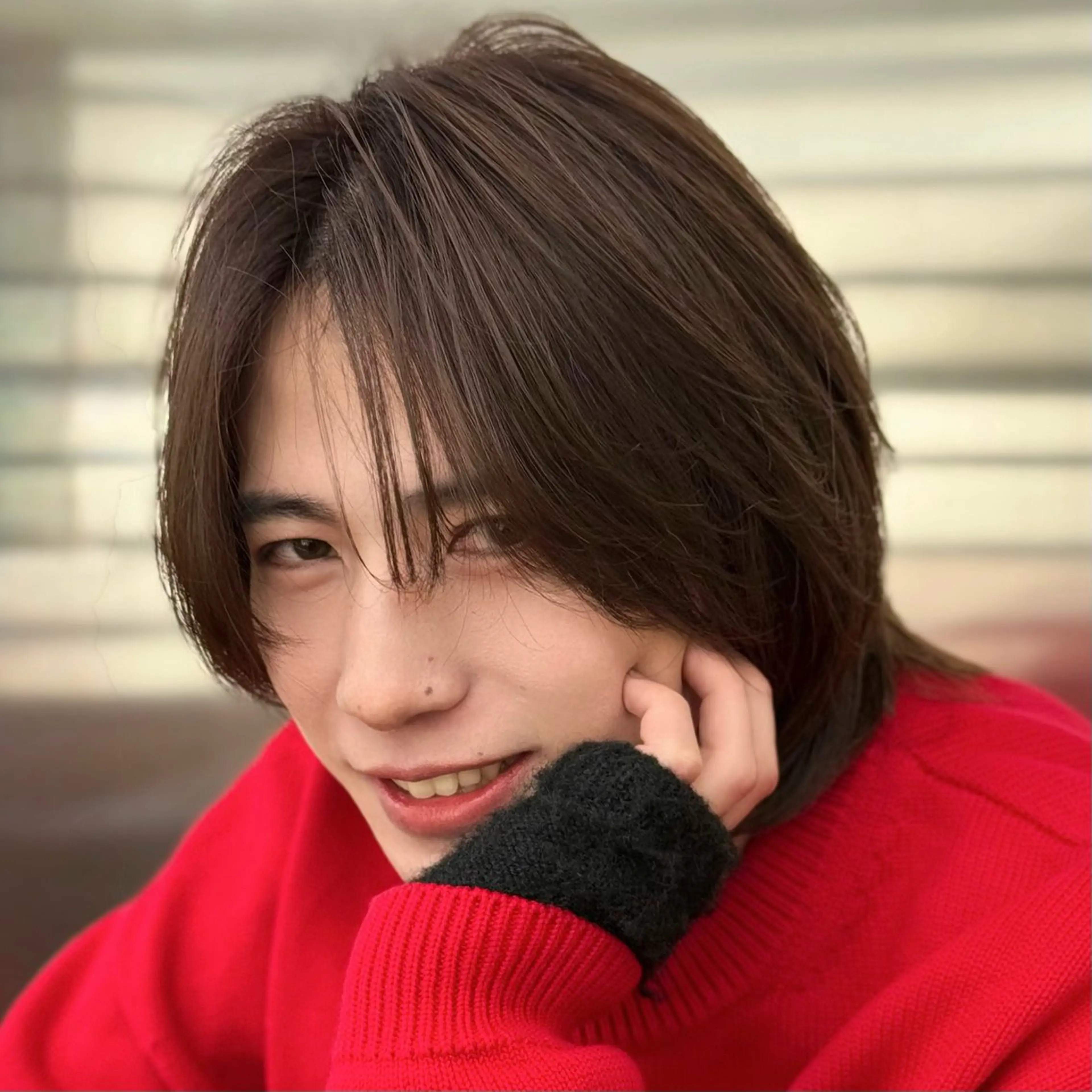 ミディアム カラー パーマ メンズ メンズZina代表 田端 麗治のヘアスタイル