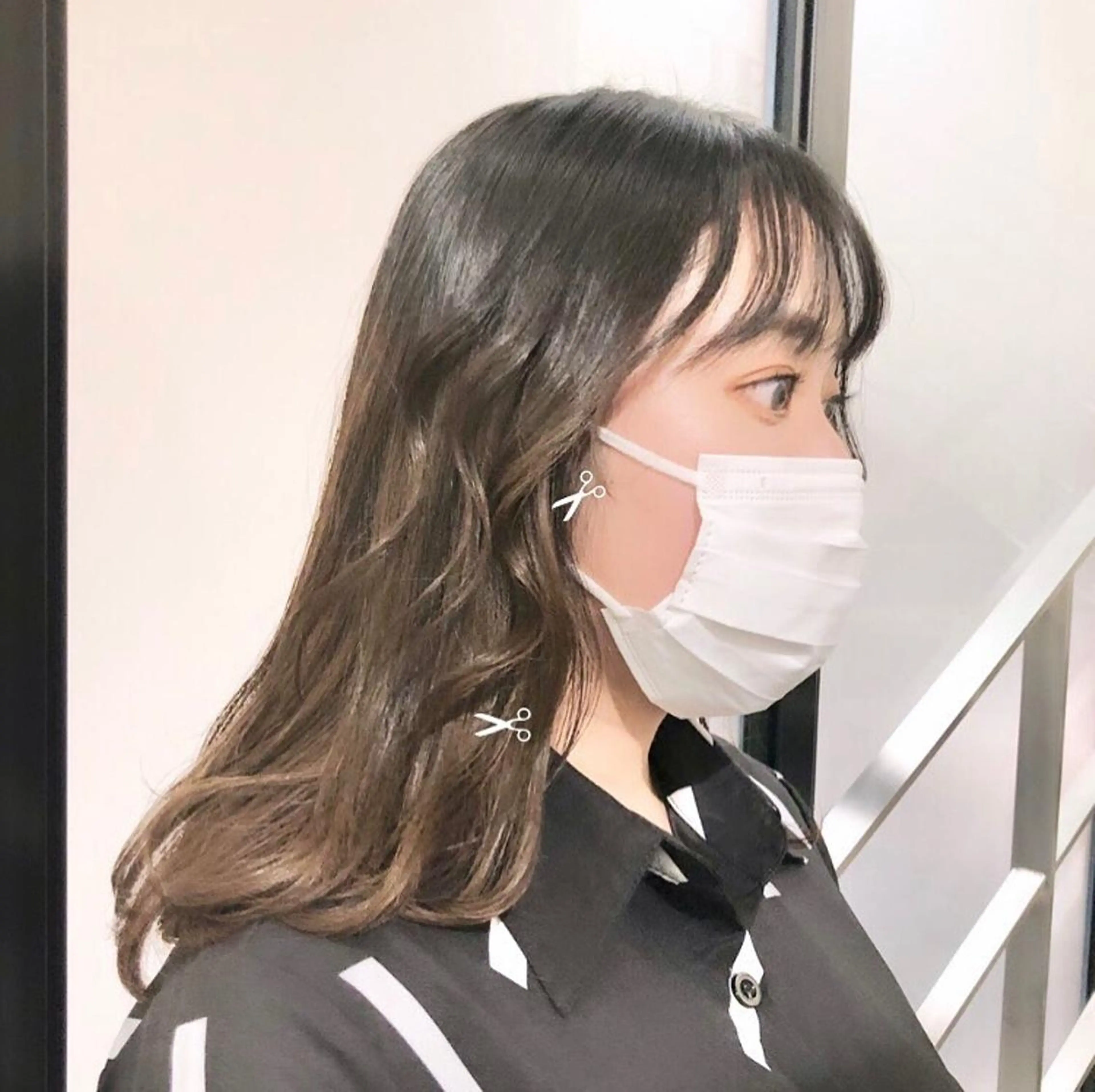 セミロング カラー パーマ ヘアアレンジ メンズ キッズ 顔まわりレイヤー レイヤーカット トリートメント GOTODAY SHAiRE SALON (原宿本店)所属・stylist 🎀 kanaのその他イメージ