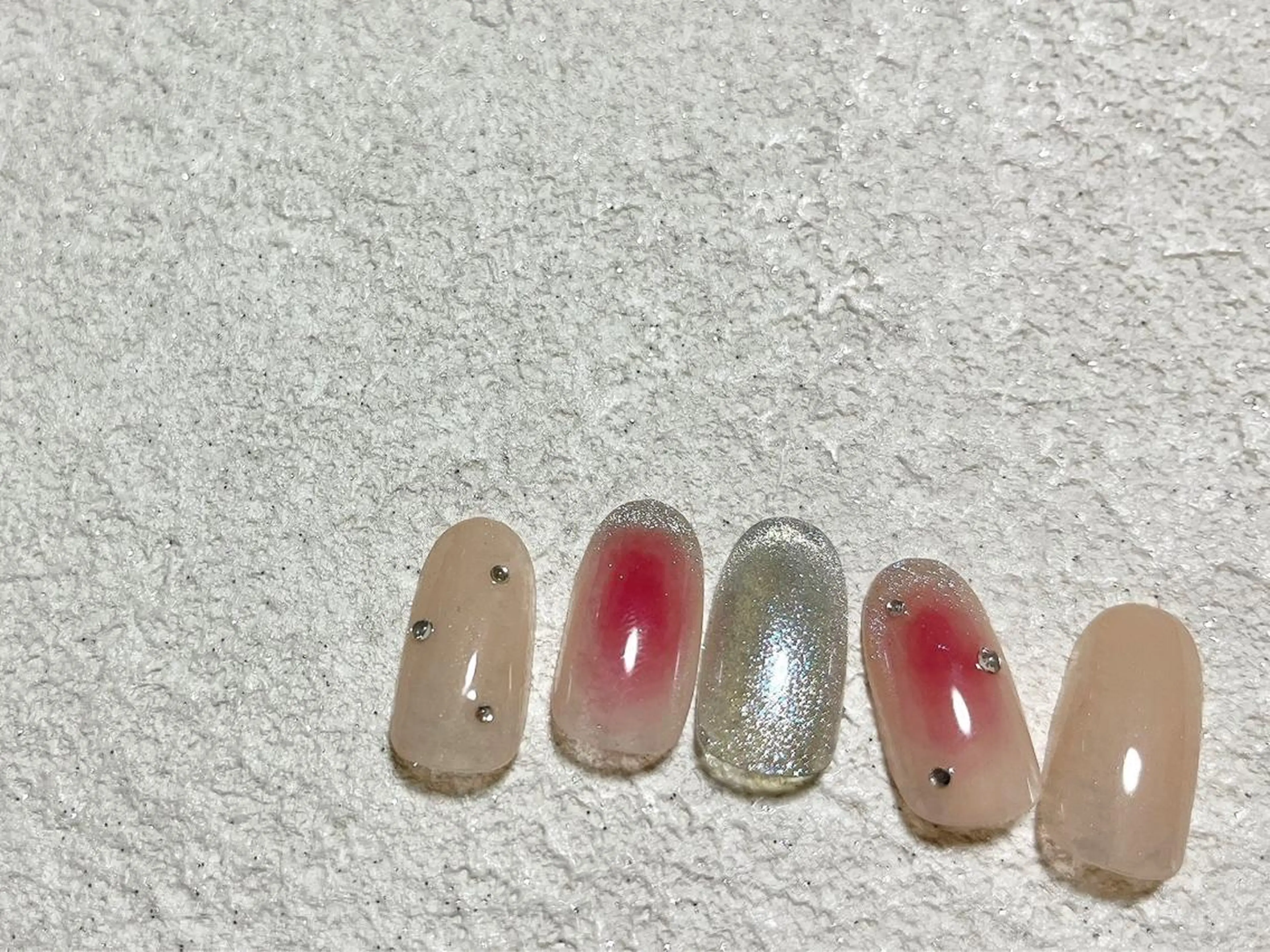 ネイル オーロラネイル フラワーネイル フットネイル フレンチネイル ジェルネイル ハンドネイル kikinail 溝の口のネイルデザイン