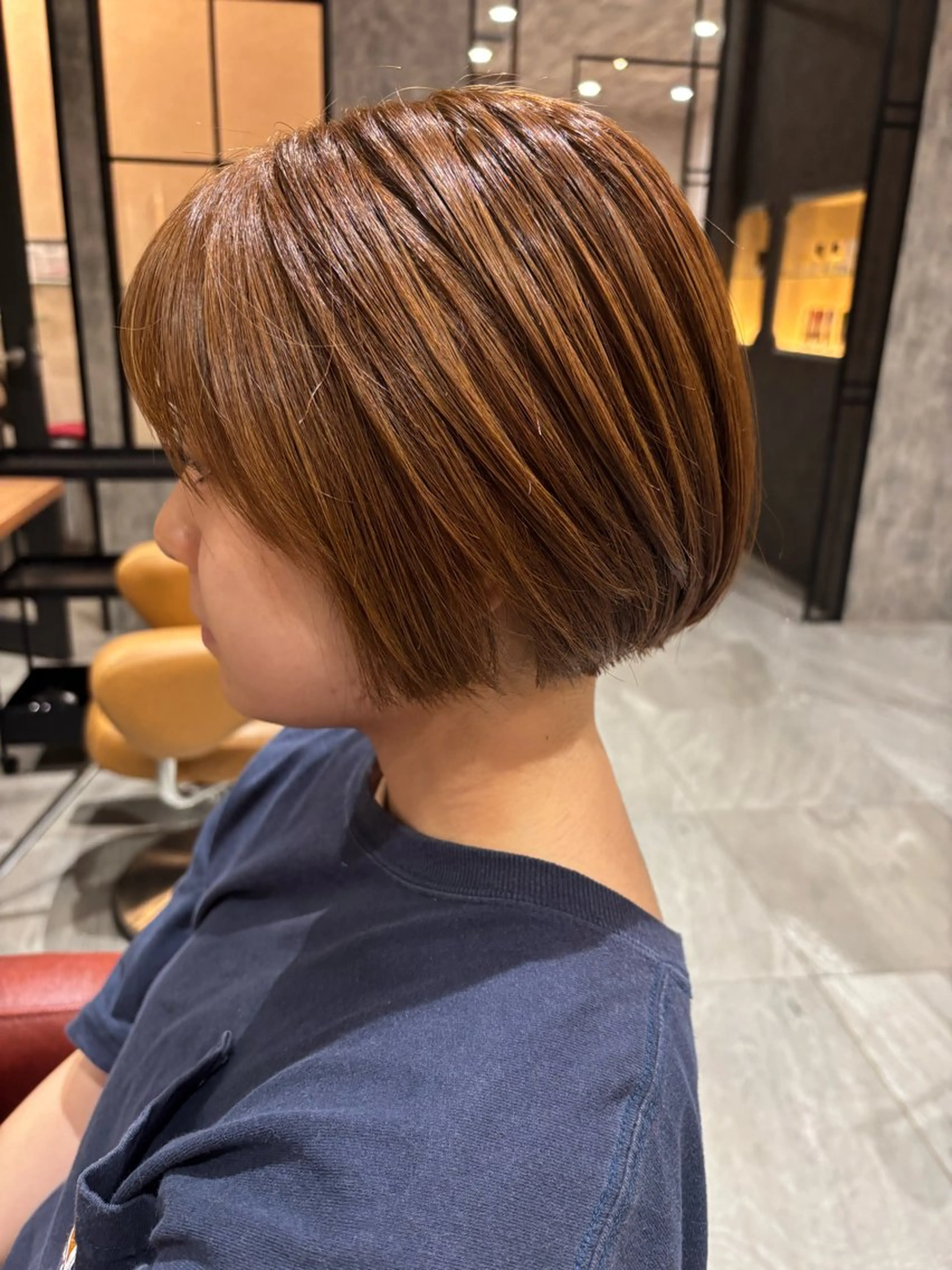 ショート カラー earth中野山店 西尾　乃朱のヘアスタイル