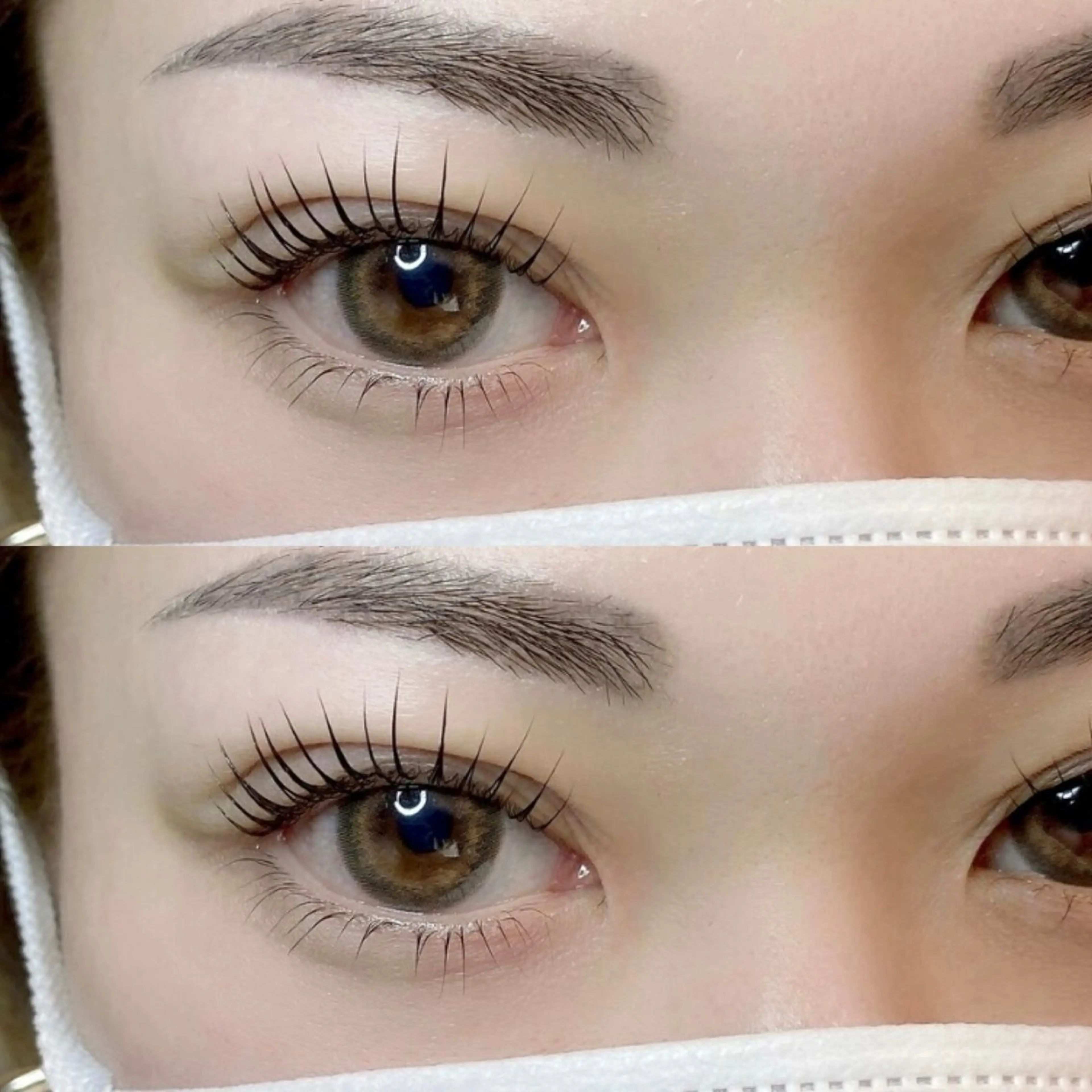 小顔効果🌈パリジェンヌラッシュリフト上下(お仕上げコーティング付き)の写真