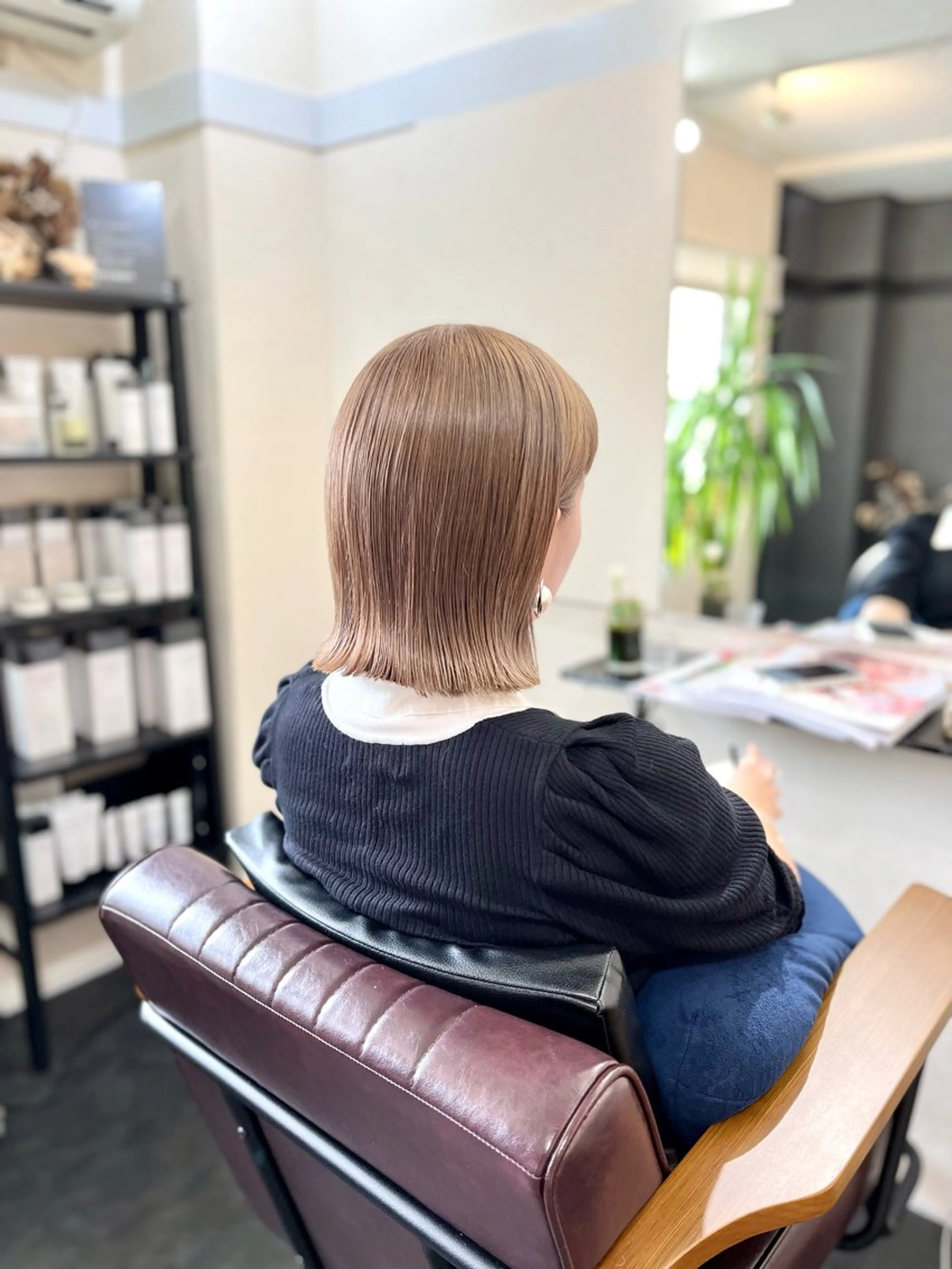 ショート カラー 切りっぱなしボブ ボブ ヘアカラー トリートメント 後藤 ユウキ/髪質改善🫧のヘアスタイル