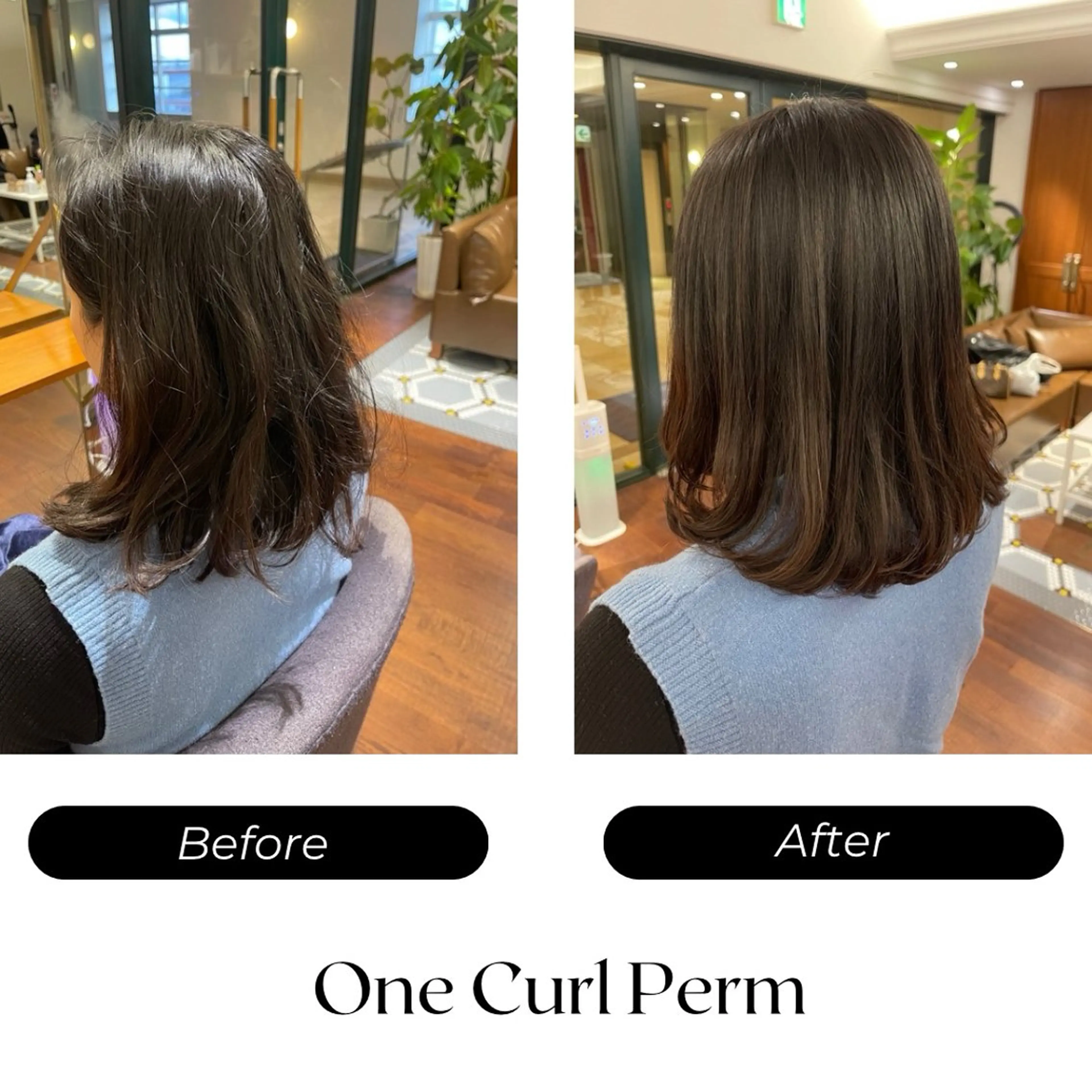 ミディアム パーマ ミディアムパーマ 大前斗夢ショート /くびれカットのヘアスタイル