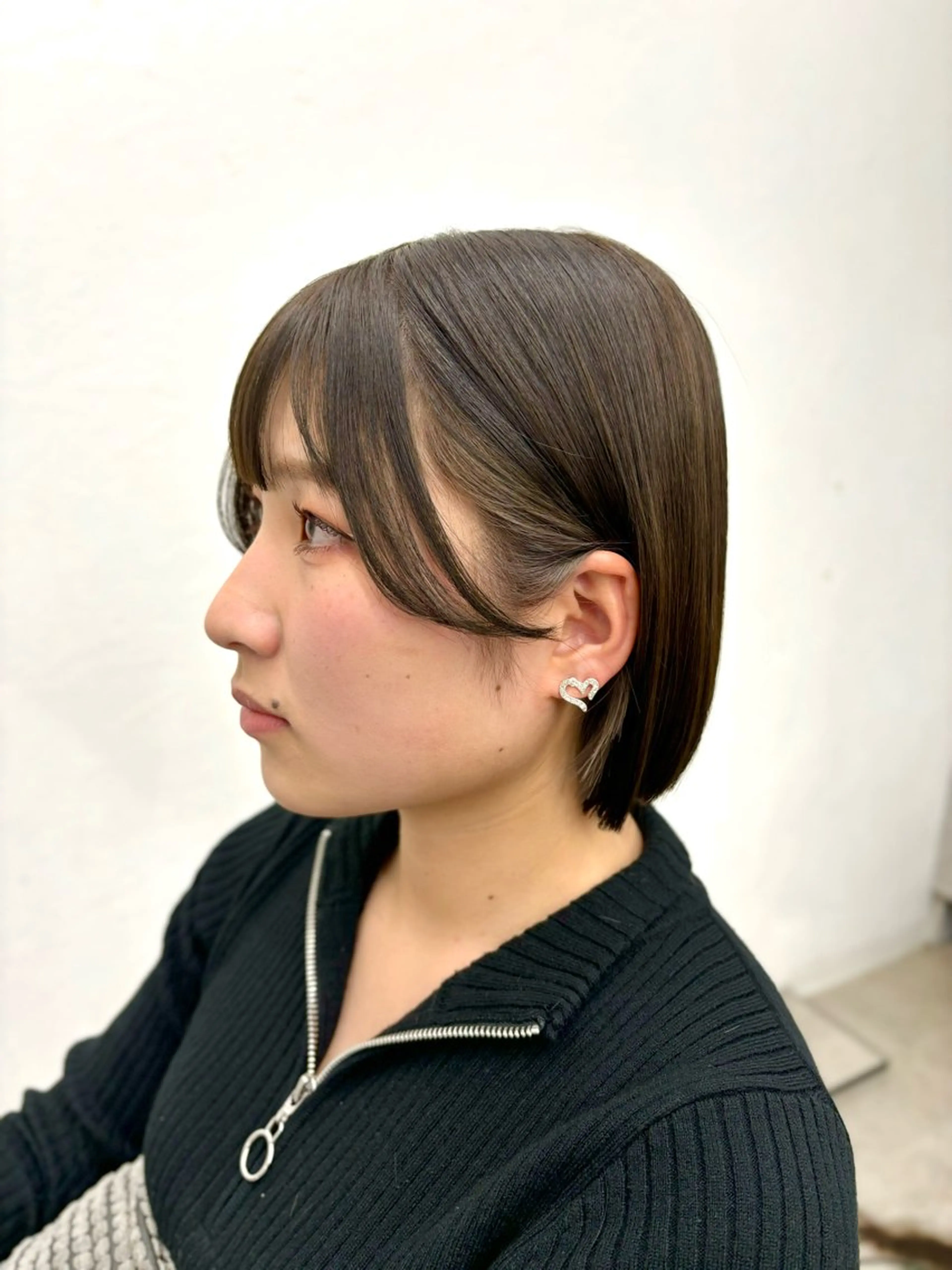 ショート ボブ 韓国風ヘア カット トリートメント すぐ巻ける縮毛矯正 🍀勝倉　麗のヘアスタイル