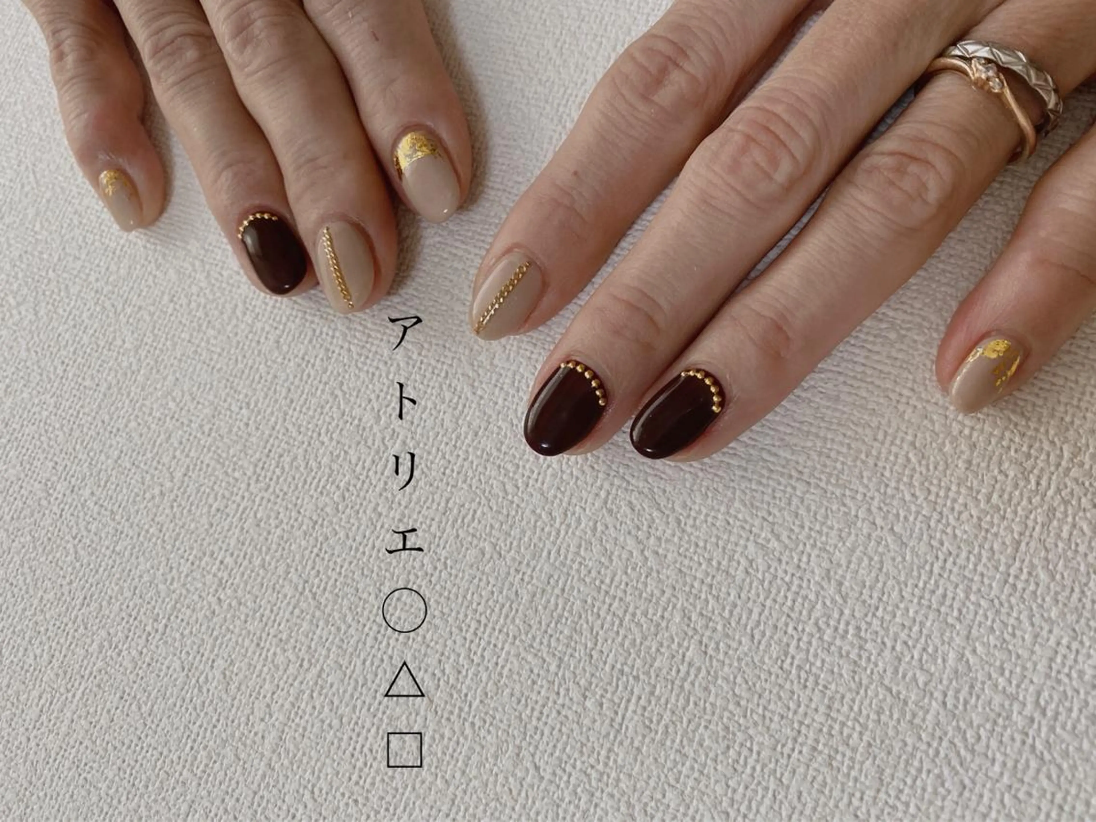 ネイル ハンドネイル アトリエ ○△□のネイルデザイン