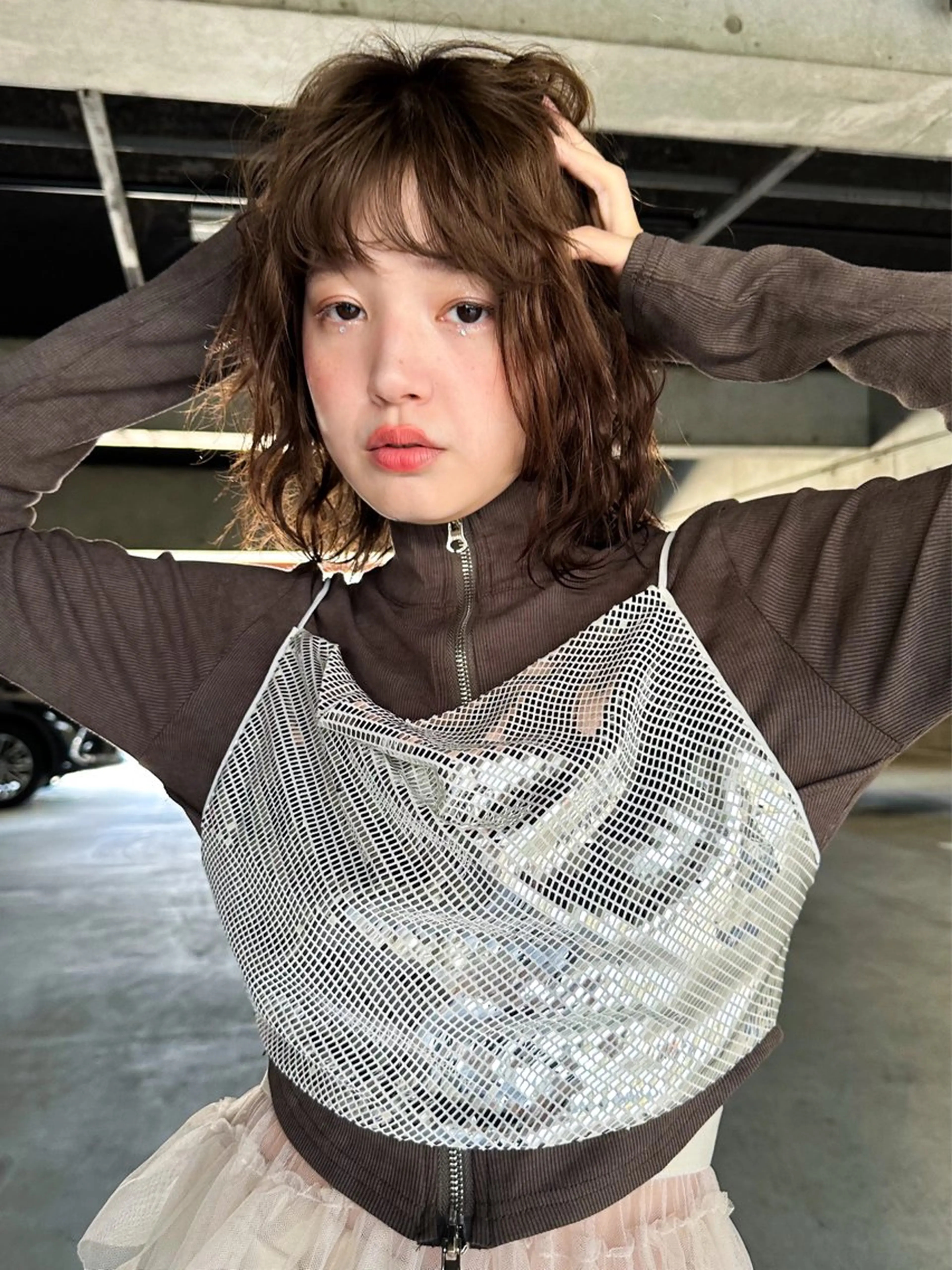 ミディアム カット パーマ SAKURA✨ ショート/ボブのヘアスタイル