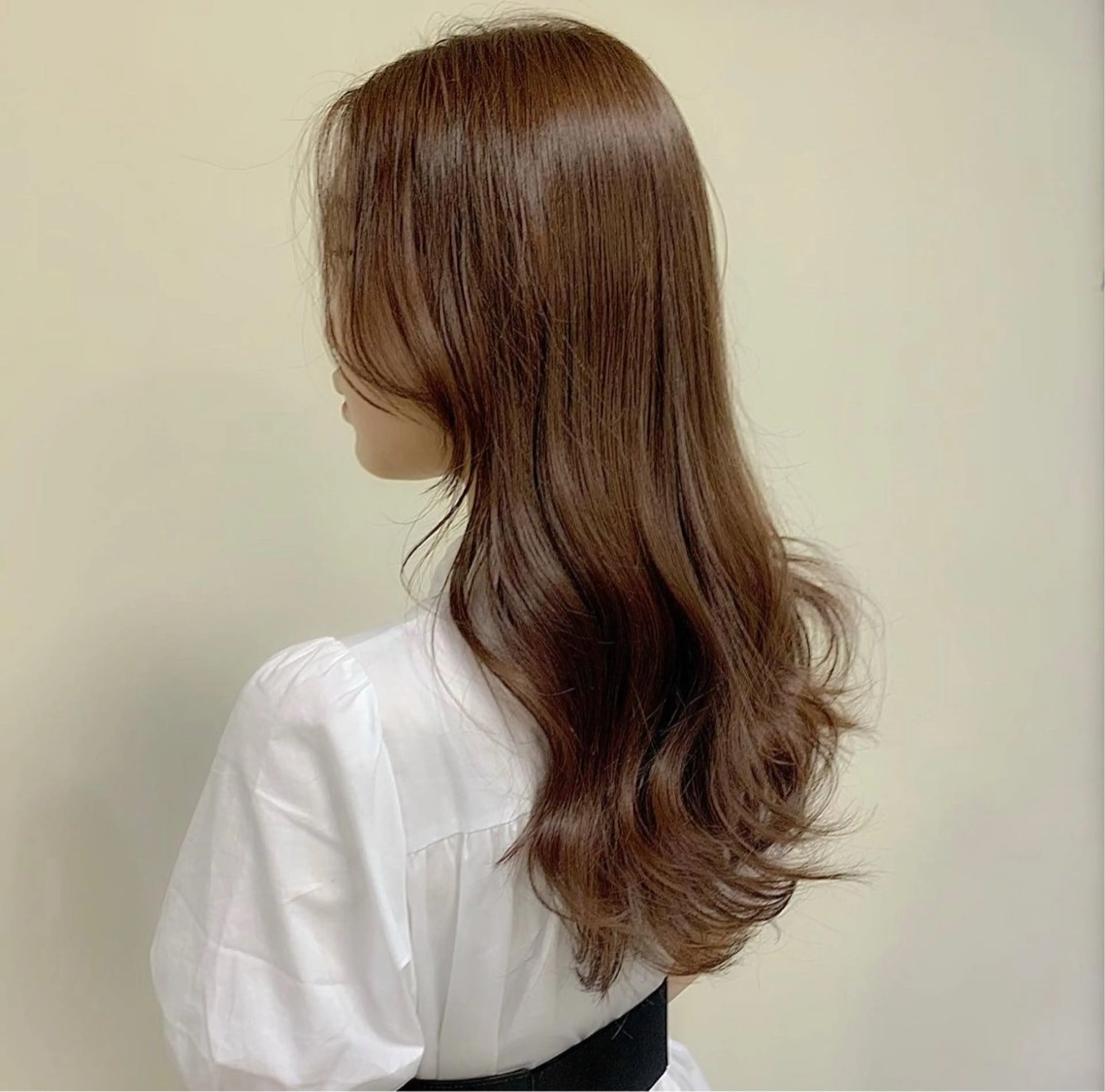 ロング カラー ボブ ヨシンモリ トリートメント 韓国ボブ/ハッシュ カットKIRAのヘアスタイル