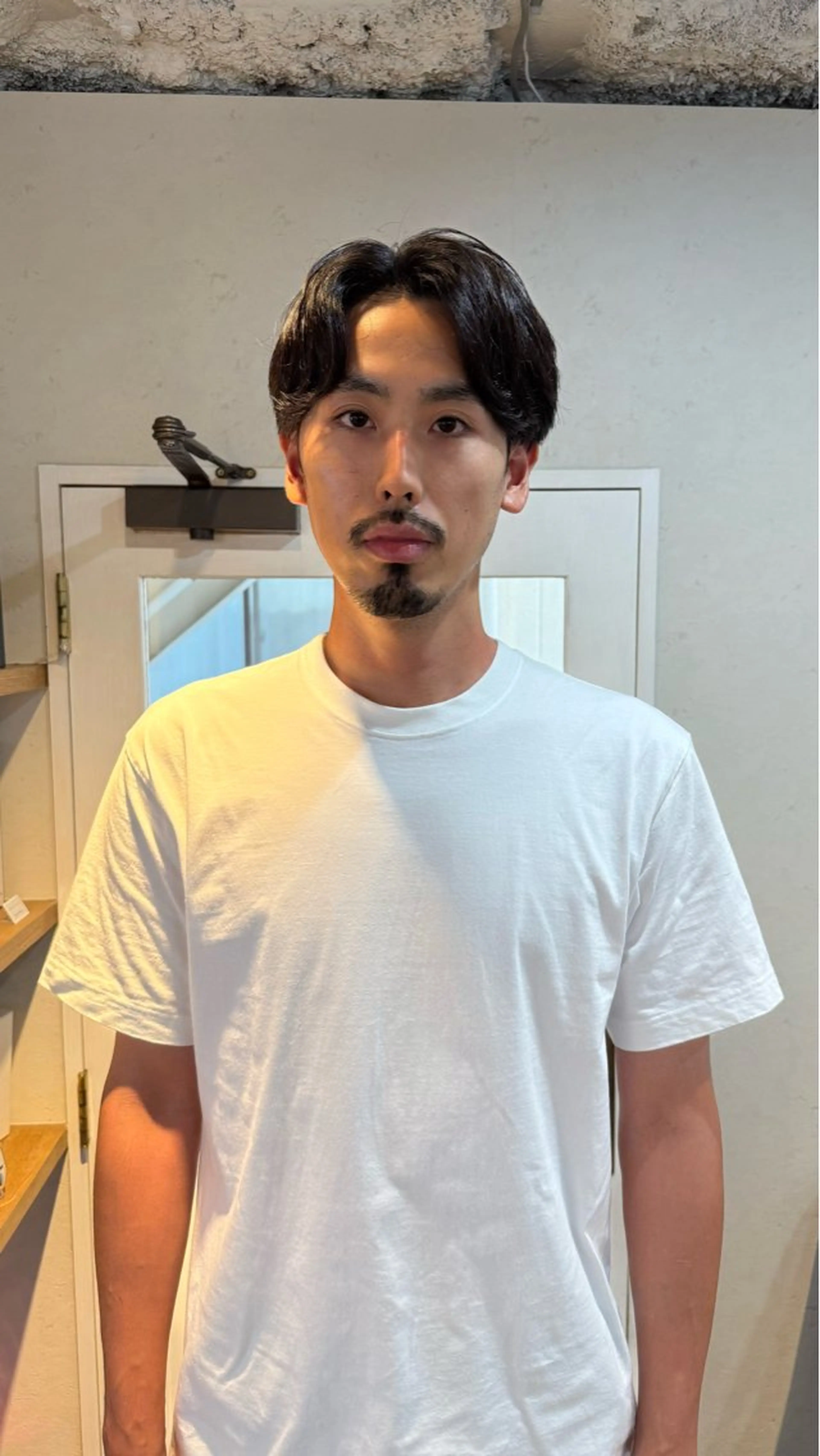 メンズ センターパート 高田 翔平のヘアスタイル