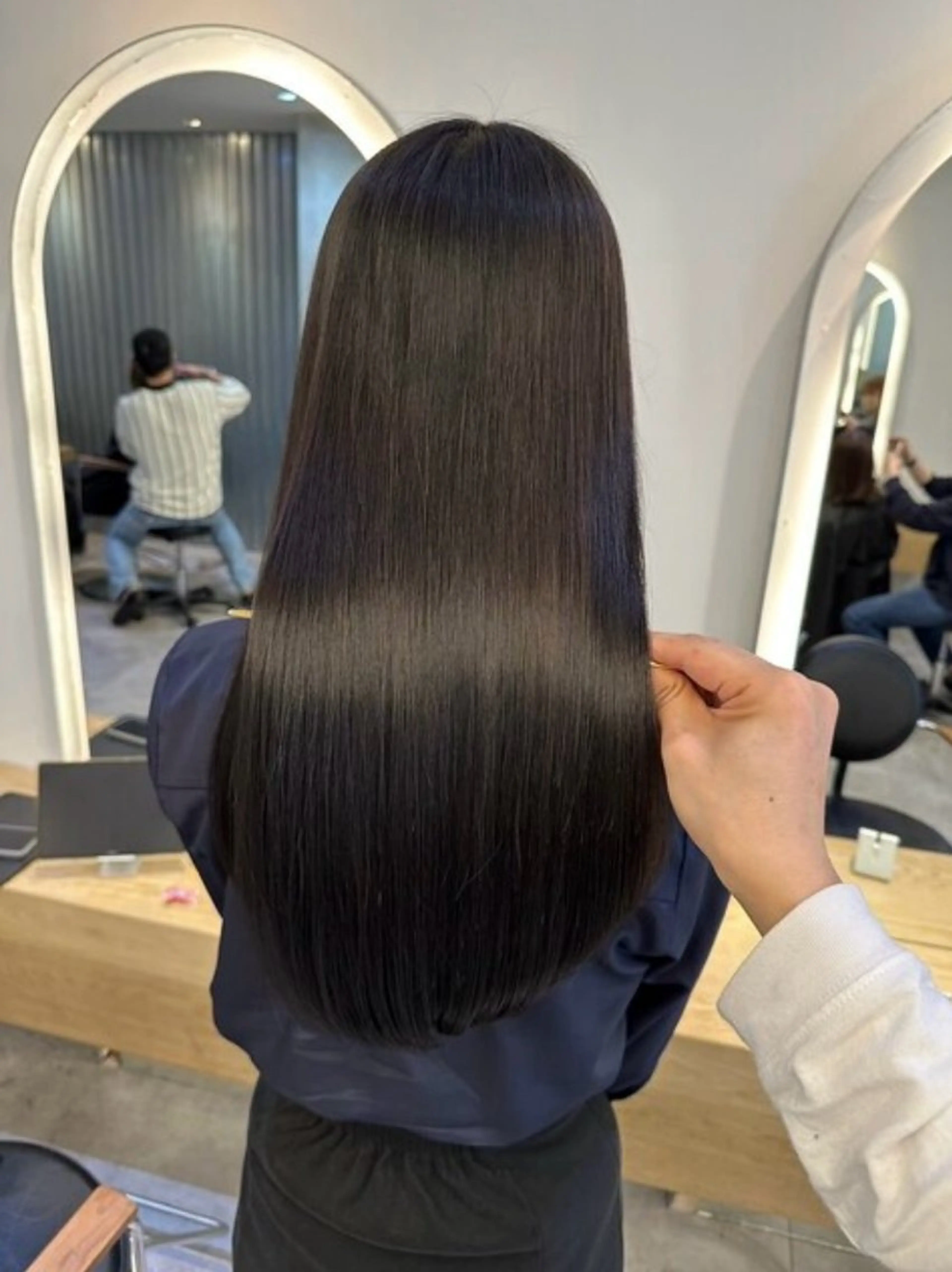 カラー トリートメント 中島愛佳🐥⸒⸒ 縮毛矯正/艶髪カラーのヘアスタイル