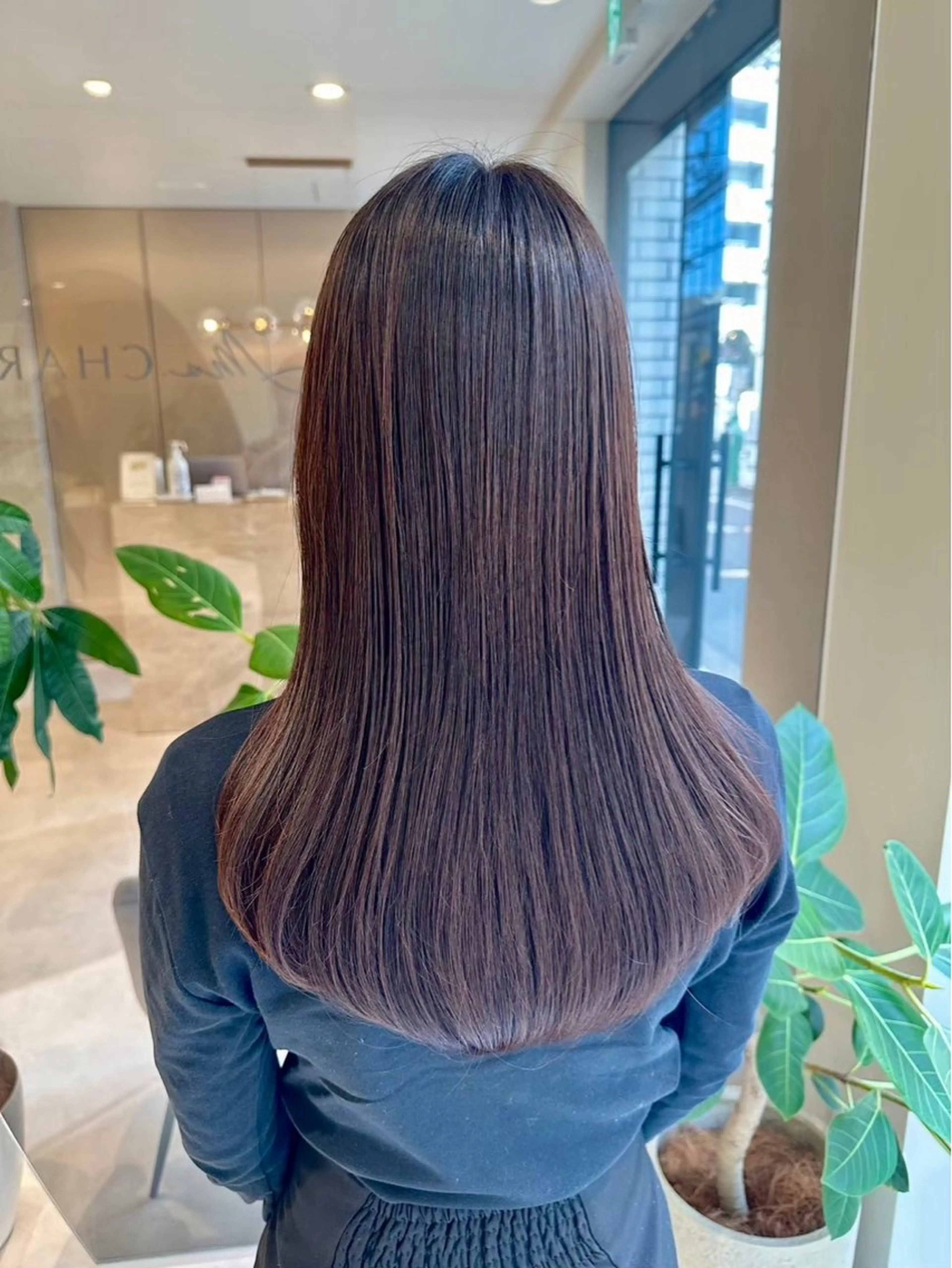 ロング 似合わせカット 小顔カット 縮毛矯正 1日1名様限定 予約可能のヘアスタイル