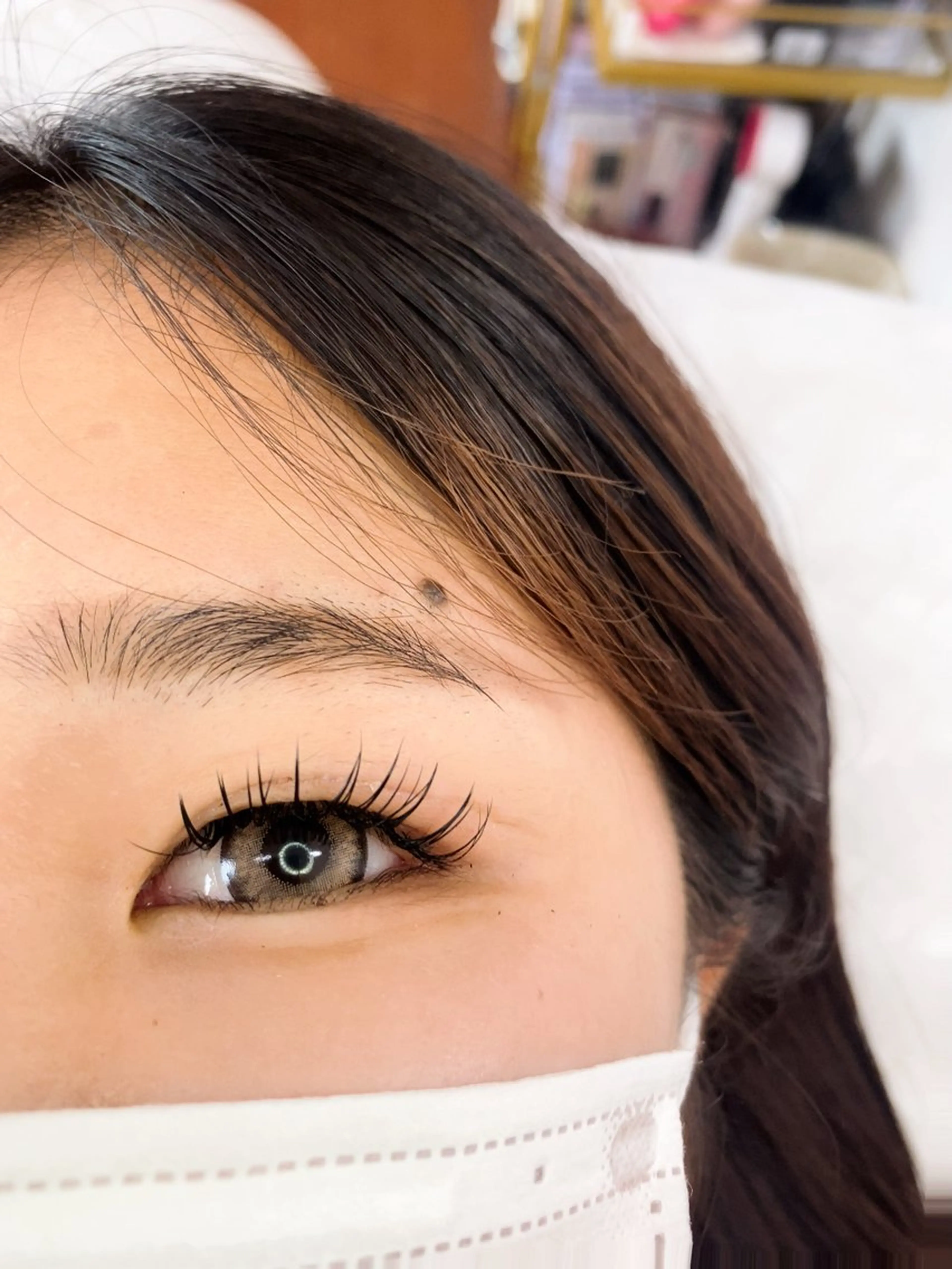 マツエク・マツパ 束感まつ毛 フラットラッシュ マツエク Lily kUMIのマツエク・マツパデザイン