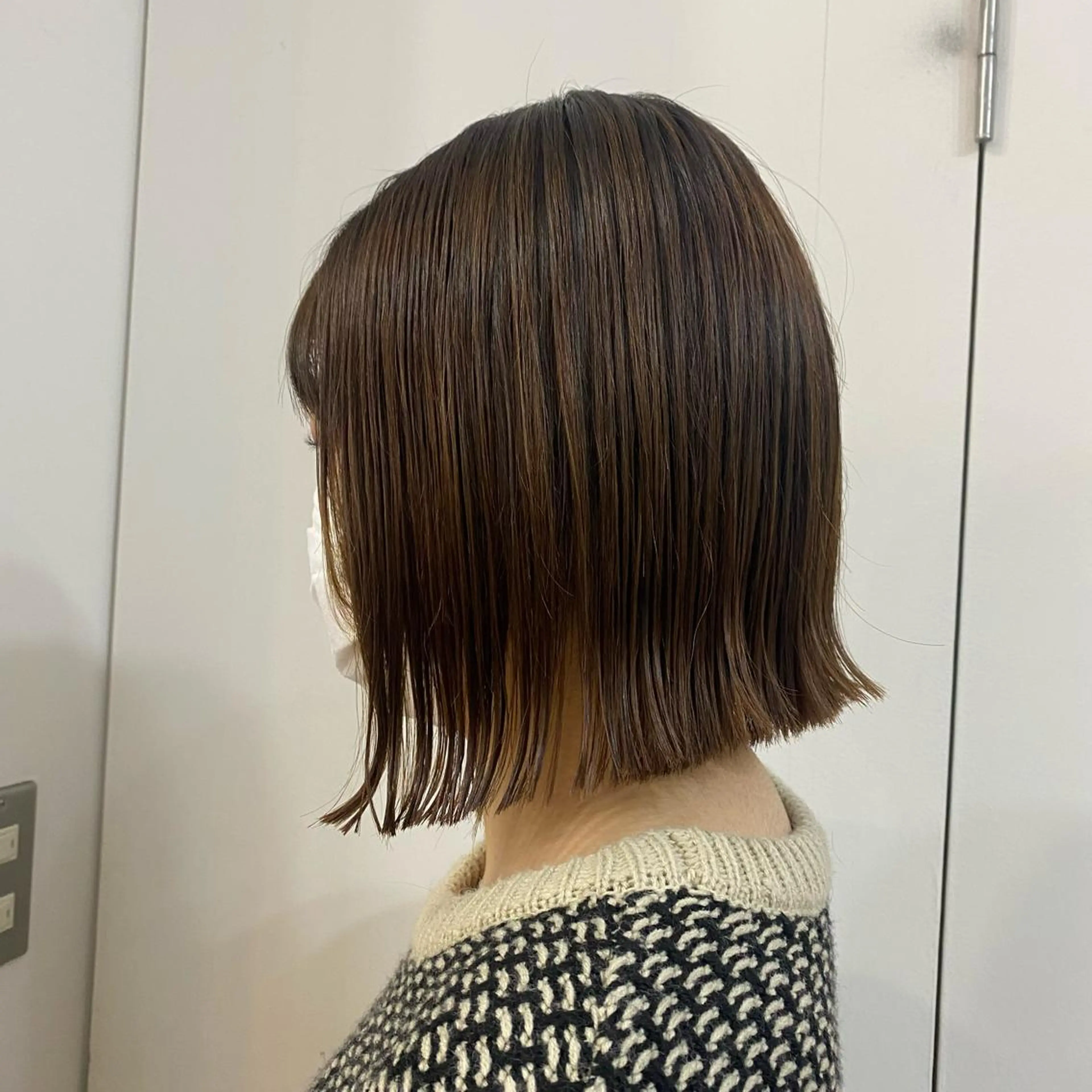 ミディアム パーマ 🪭risa 暖色/レイヤー🪭のヘアスタイル