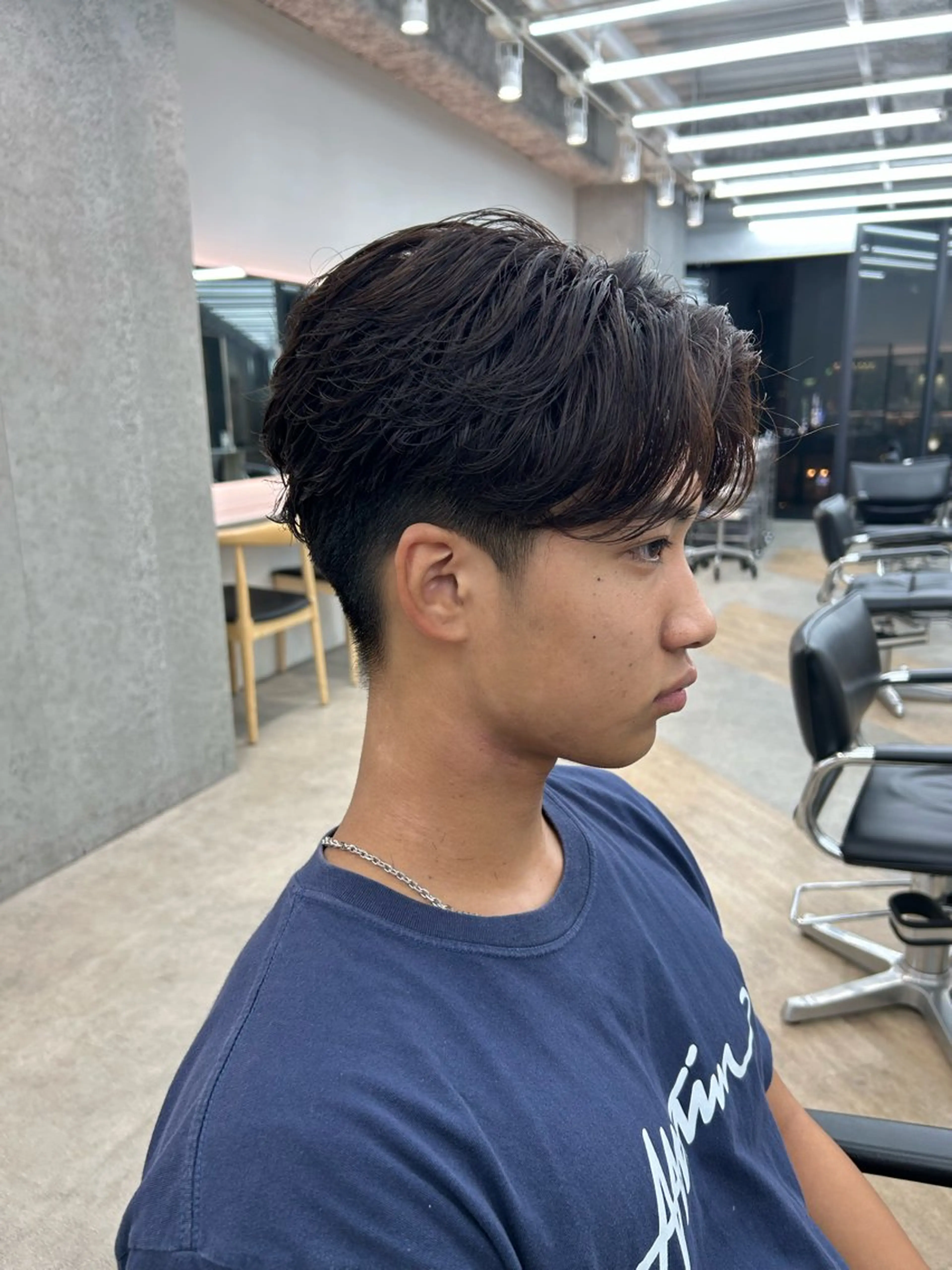 パーマ 中谷海里/フェザー パーマ/スパイキーのヘアスタイル