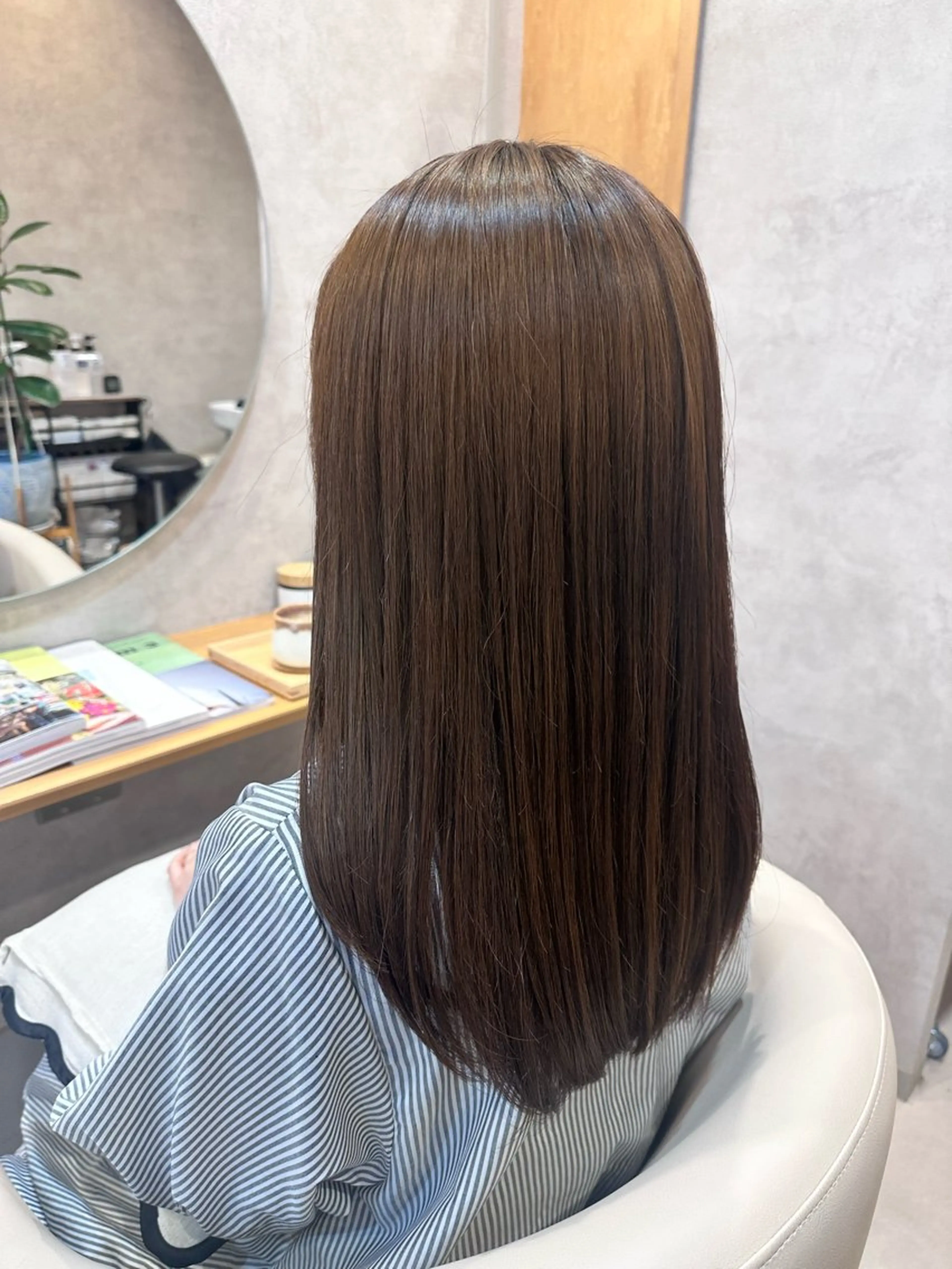 ロング パーマ カット 縮毛矯正 トリートメント 高橋友里亜 /フリーランスのヘアスタイル