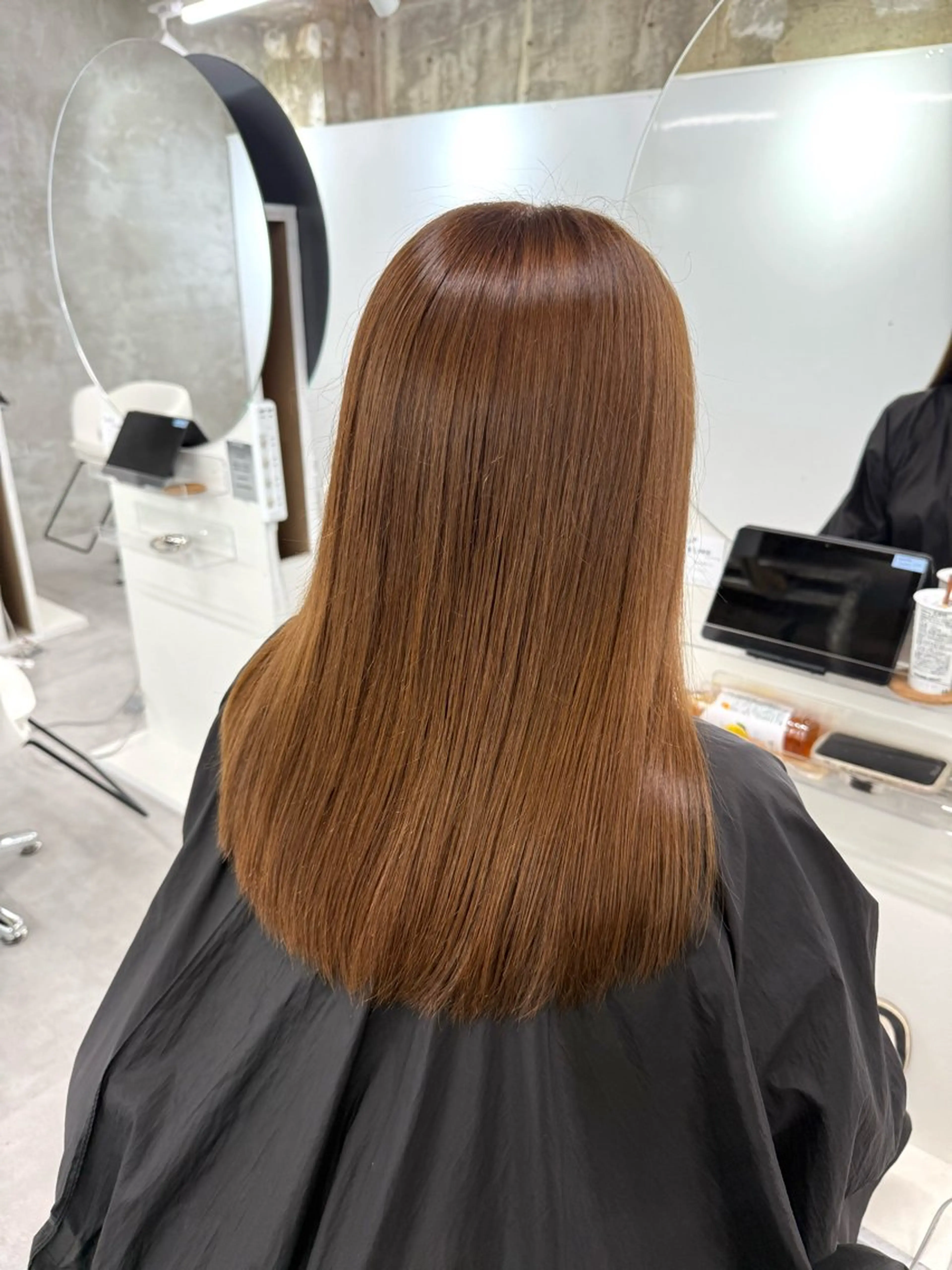 セミロング カラー ヘアカラー トリートメント yuuna ✮ レイヤーカットのヘアスタイル