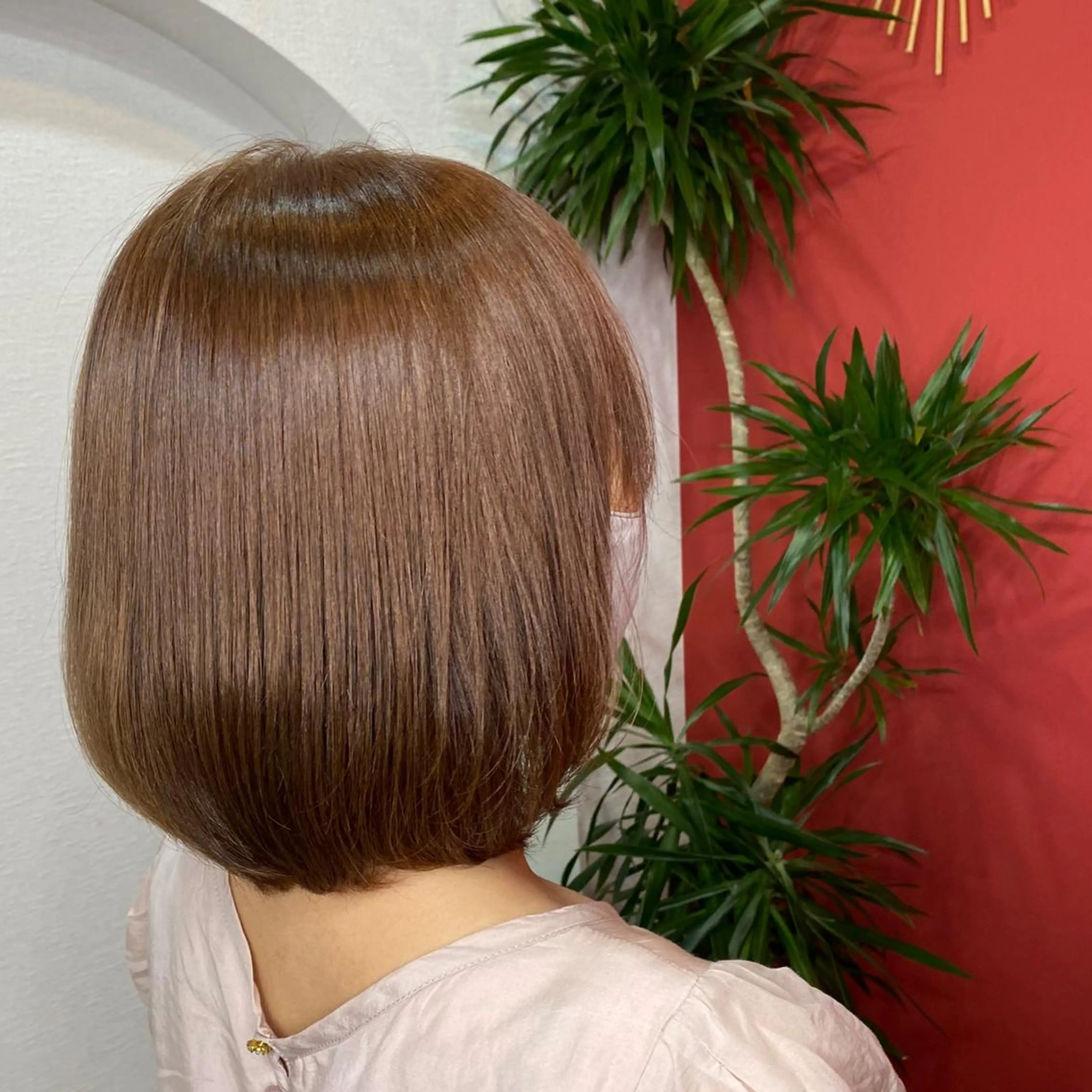 ミディアム 大久保 愛のヘアスタイル