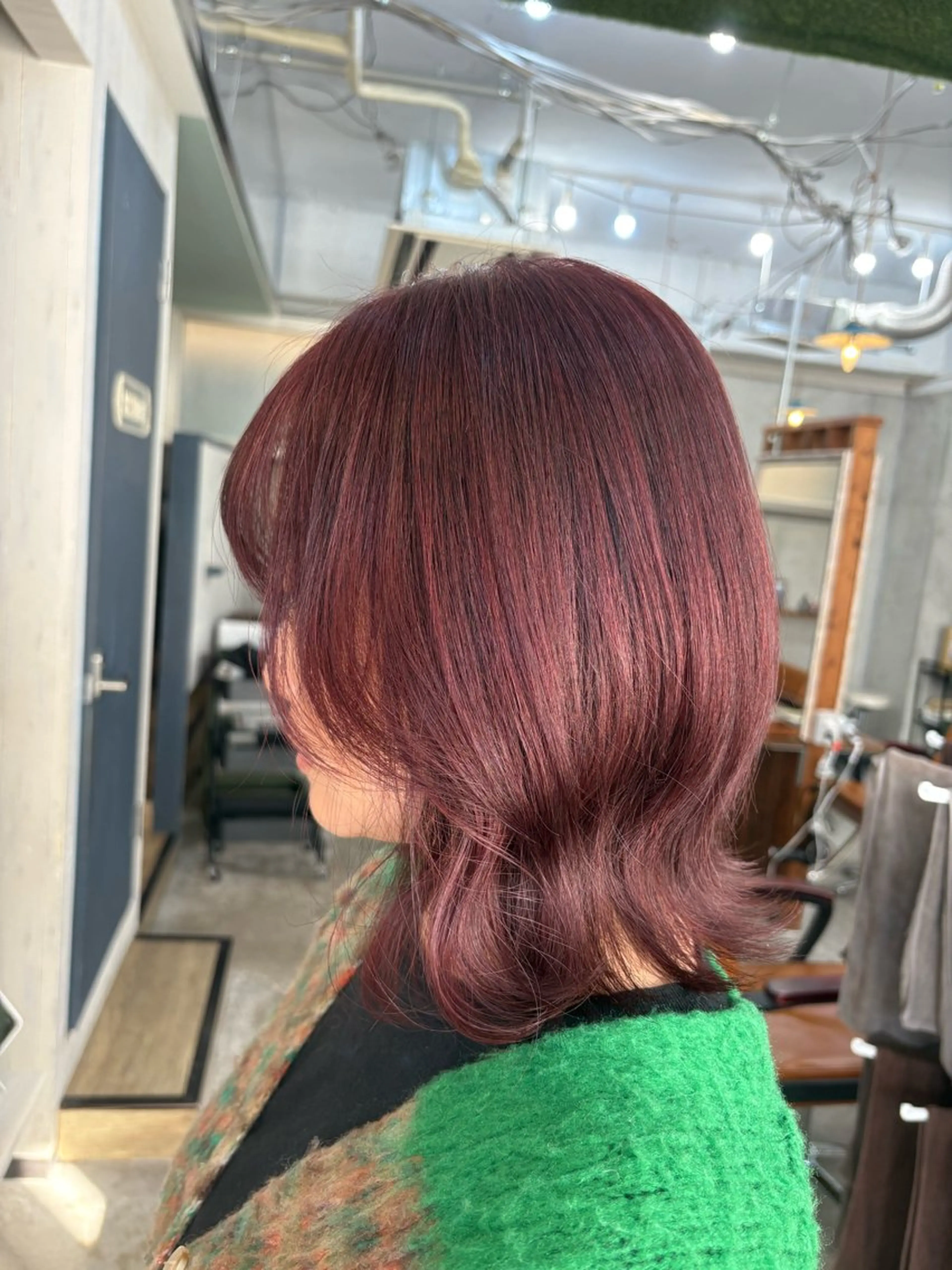 ミディアム カラー ピンクカラー ヘアカラー Trip/ AYUのヘアスタイル