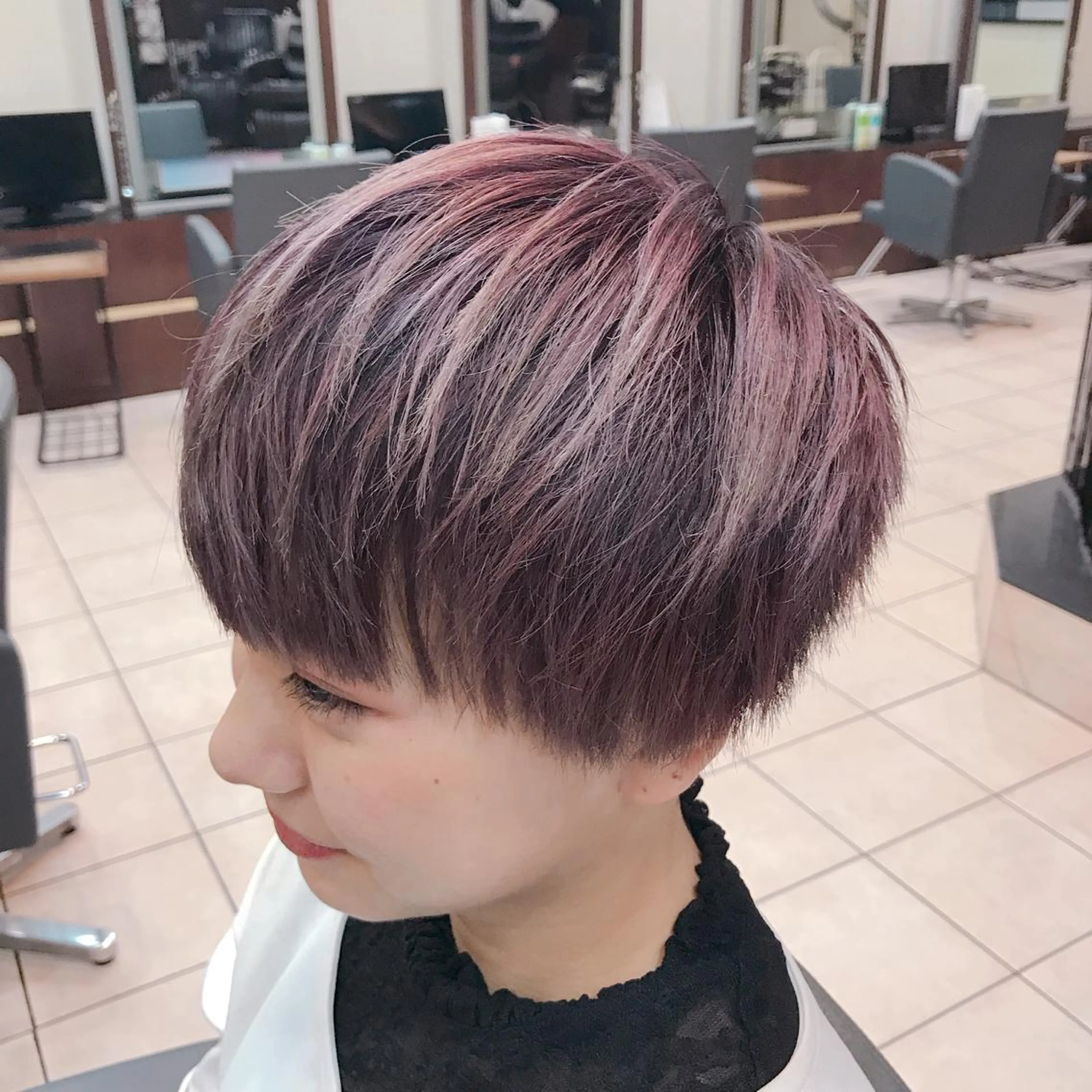 ショート 透明感韓国ヘア♡ みつきのヘアスタイル