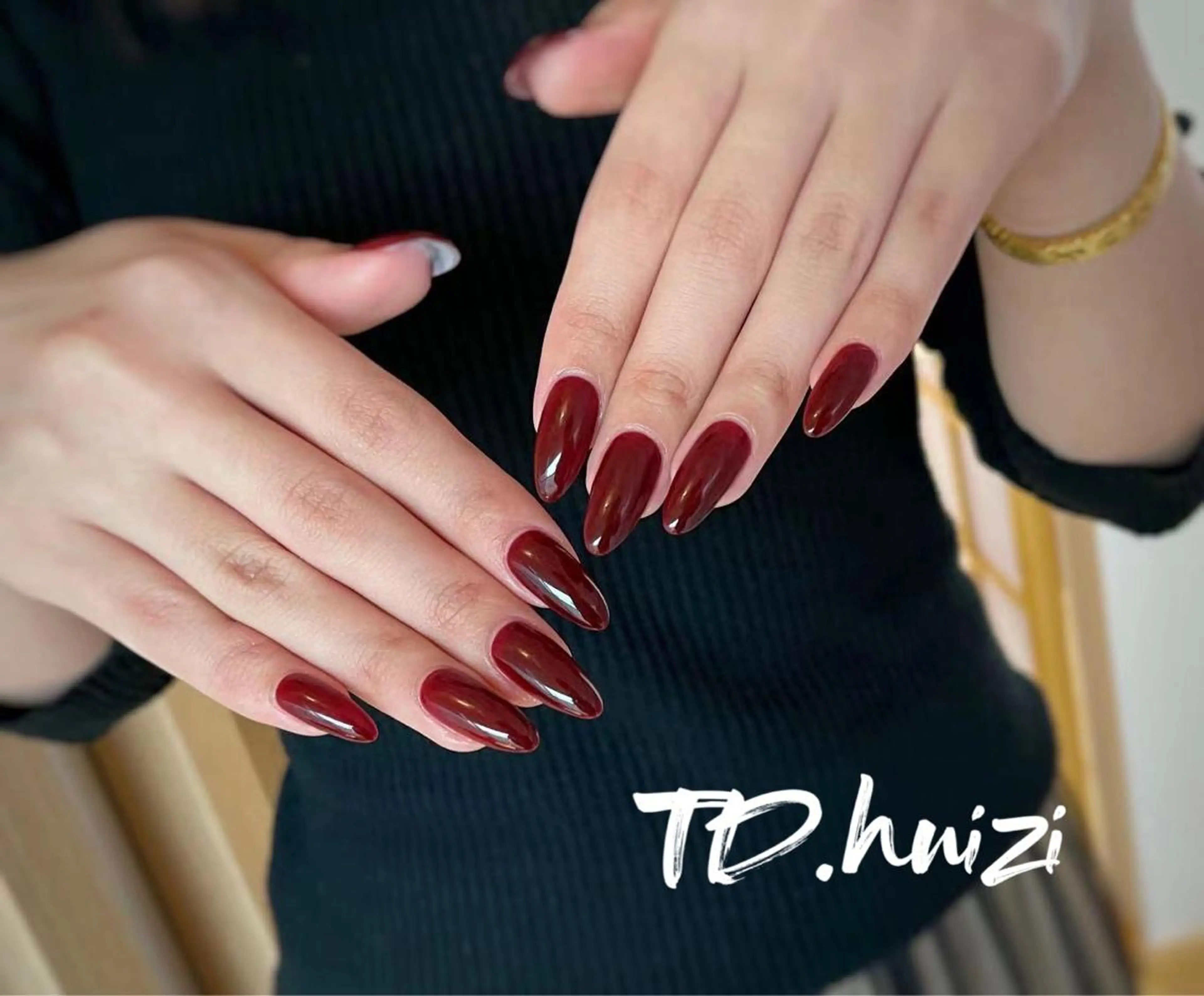 セミロング めぐみのネイルサロン スタッフ練習のネイルデザイン