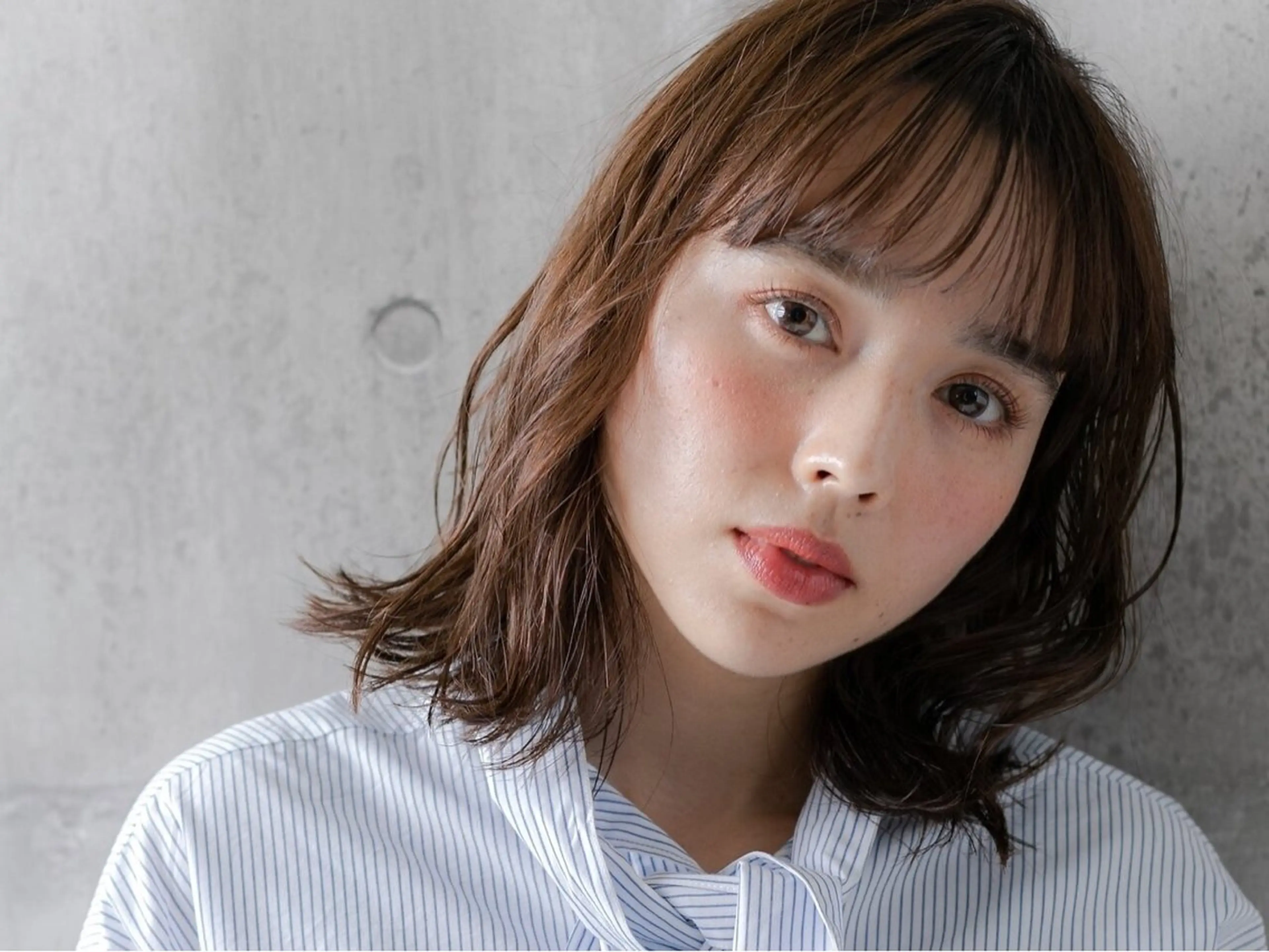 ミディアム カット トリートメント 井田 勇馬のヘアスタイル