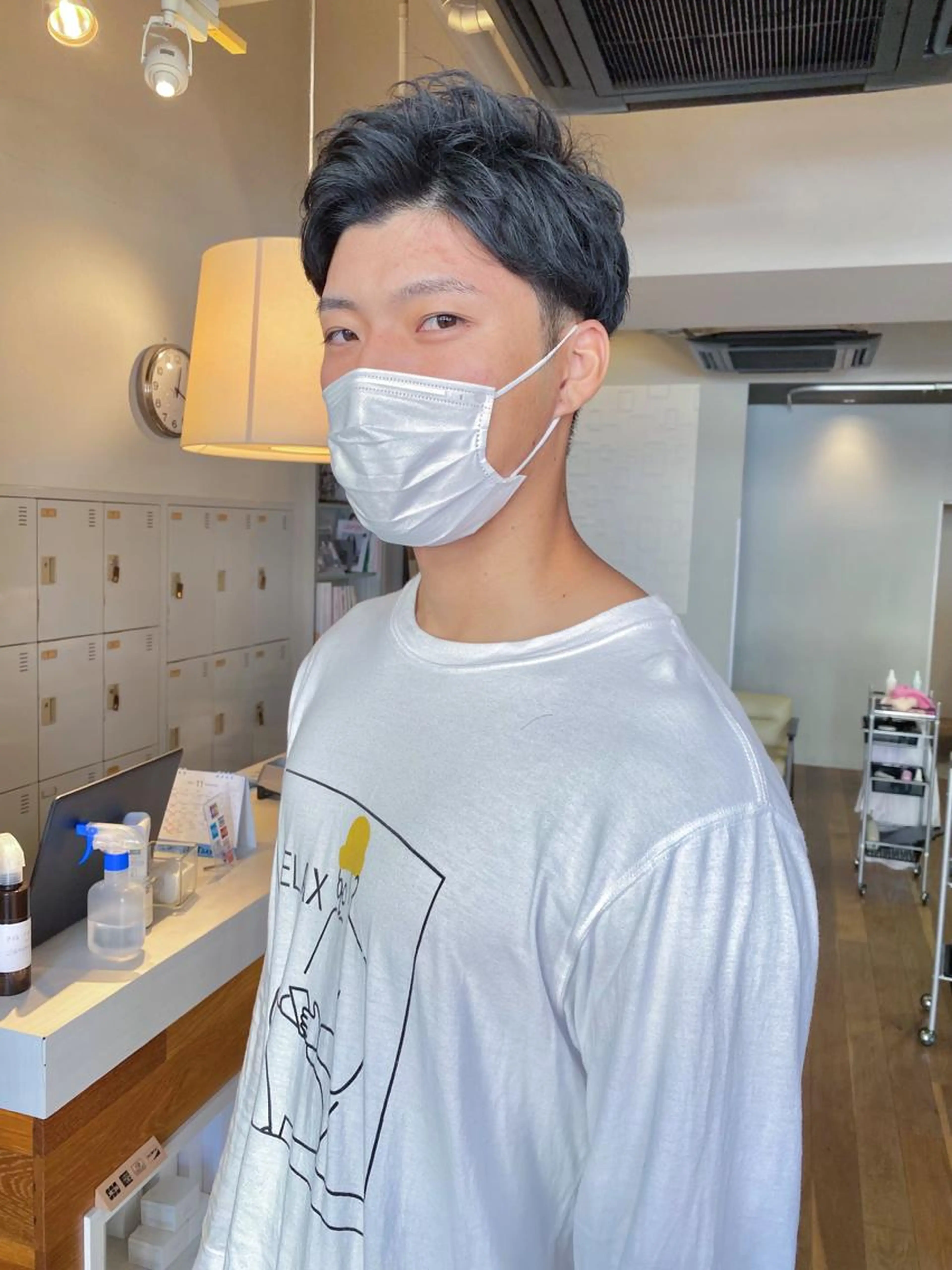 【ポイントパーマ】【メンズ限定】気になるところだけパーマのpoint perm + cut ¥9,680→7,740の写真