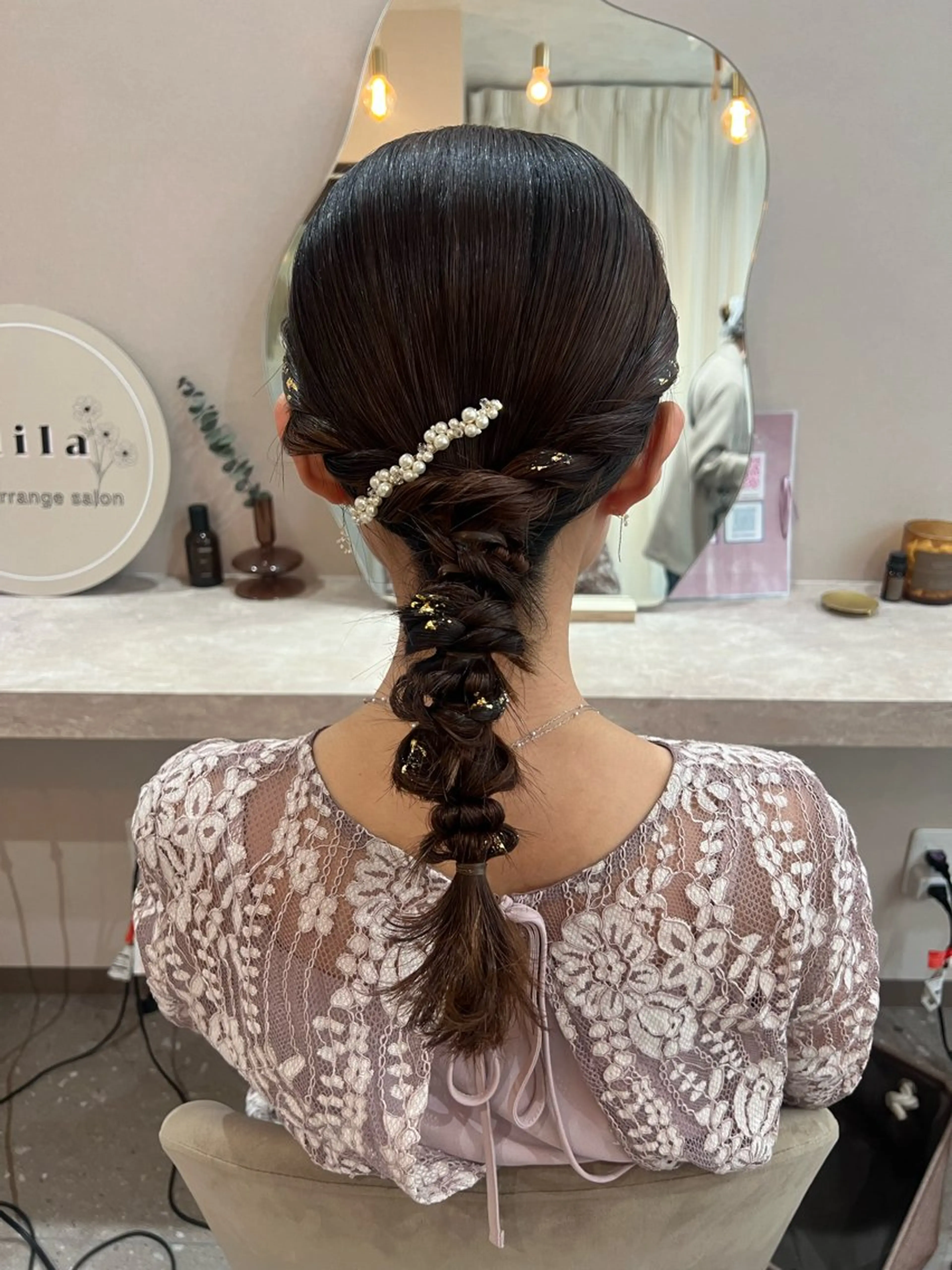 ミディアム Mila misakiのヘアスタイル