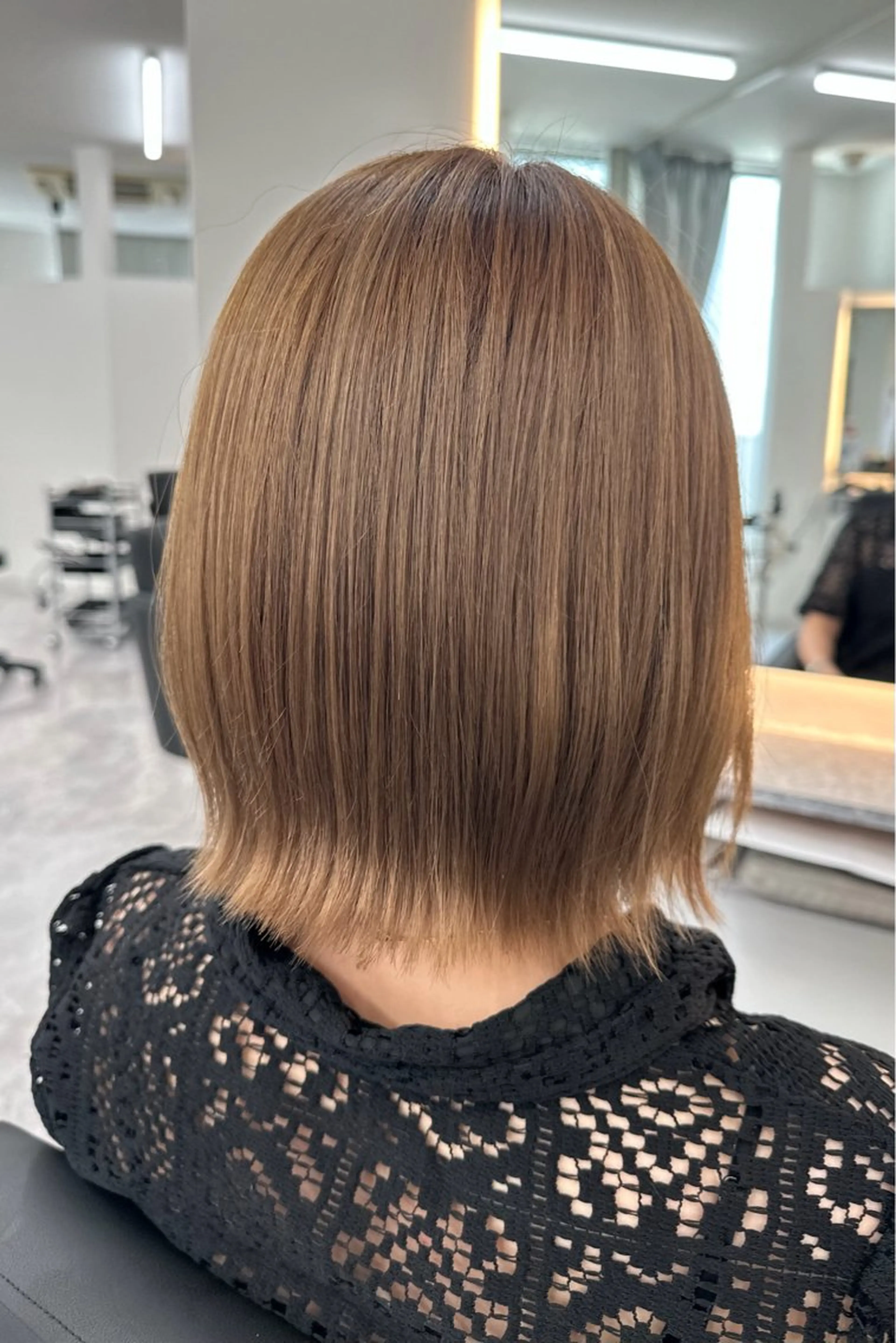 ミディアム カラー カット ヘアカラー 山中麗美 / モデル募集のヘアスタイル