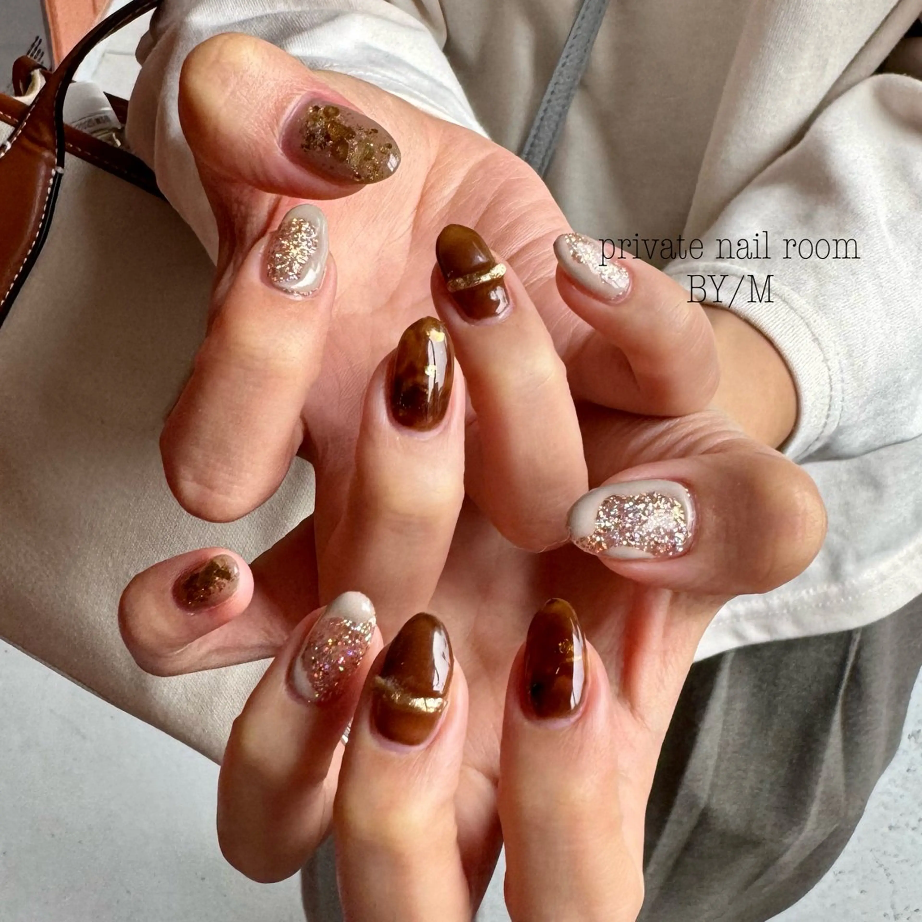 ネイル 持ち込み ハンドネイル BY / Mのネイルデザイン