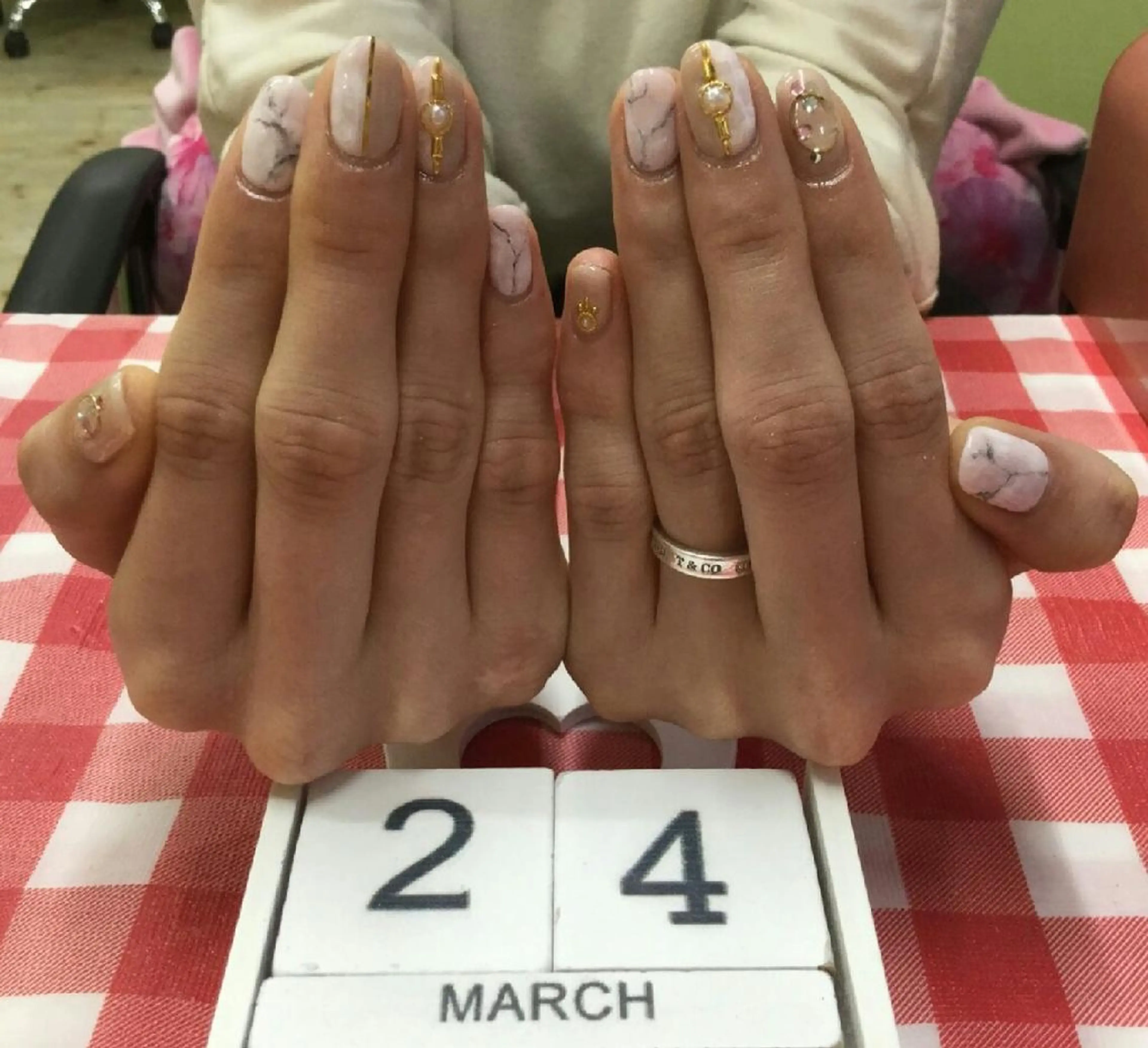 ネイル 大理石ネイル(マーブル) JEWEL nailのネイルデザイン