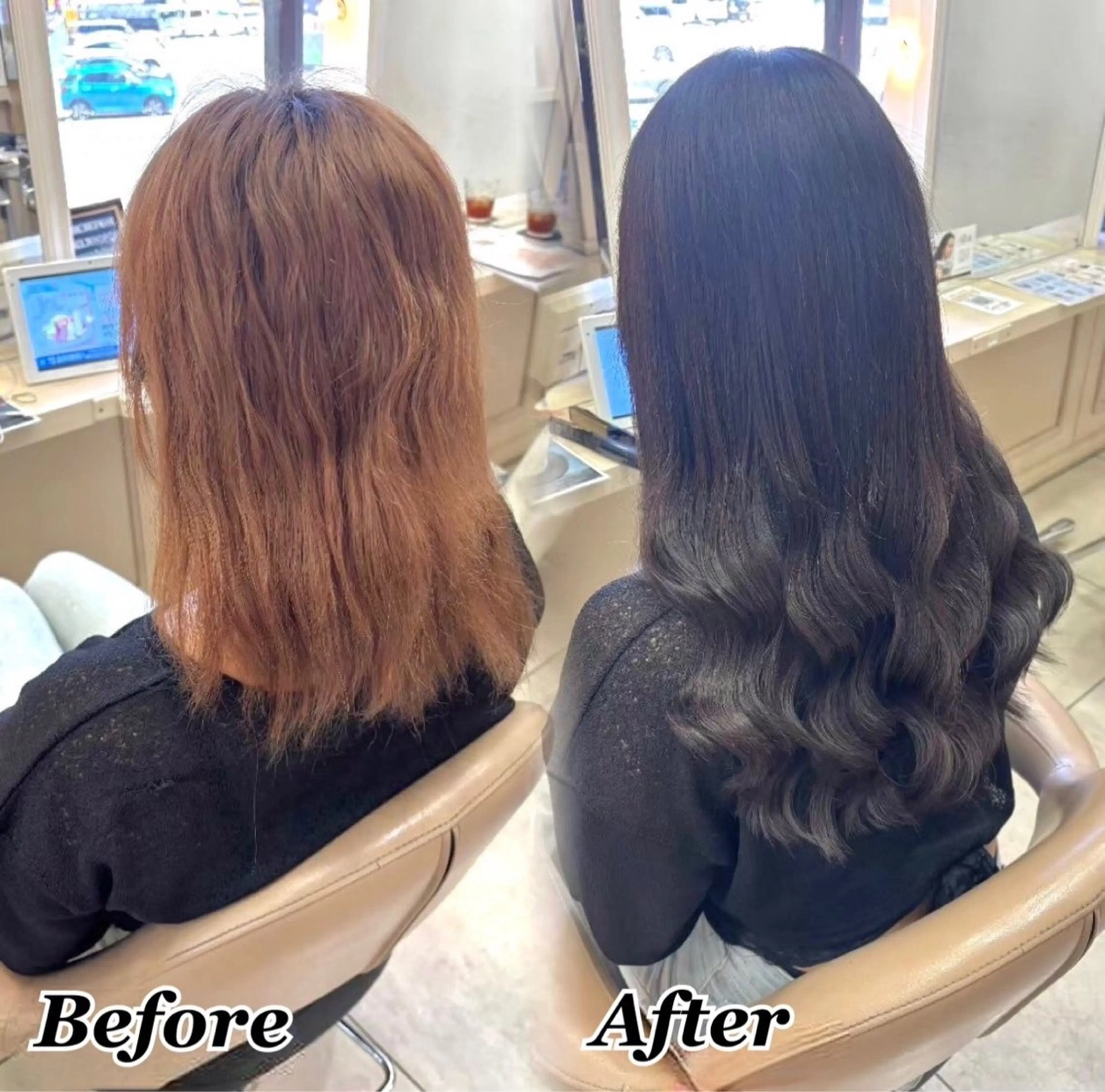 ヘアカラー エクステ ヘアメ🎀推しカラー 🥣横浜/しほ🧸のヘアスタイル