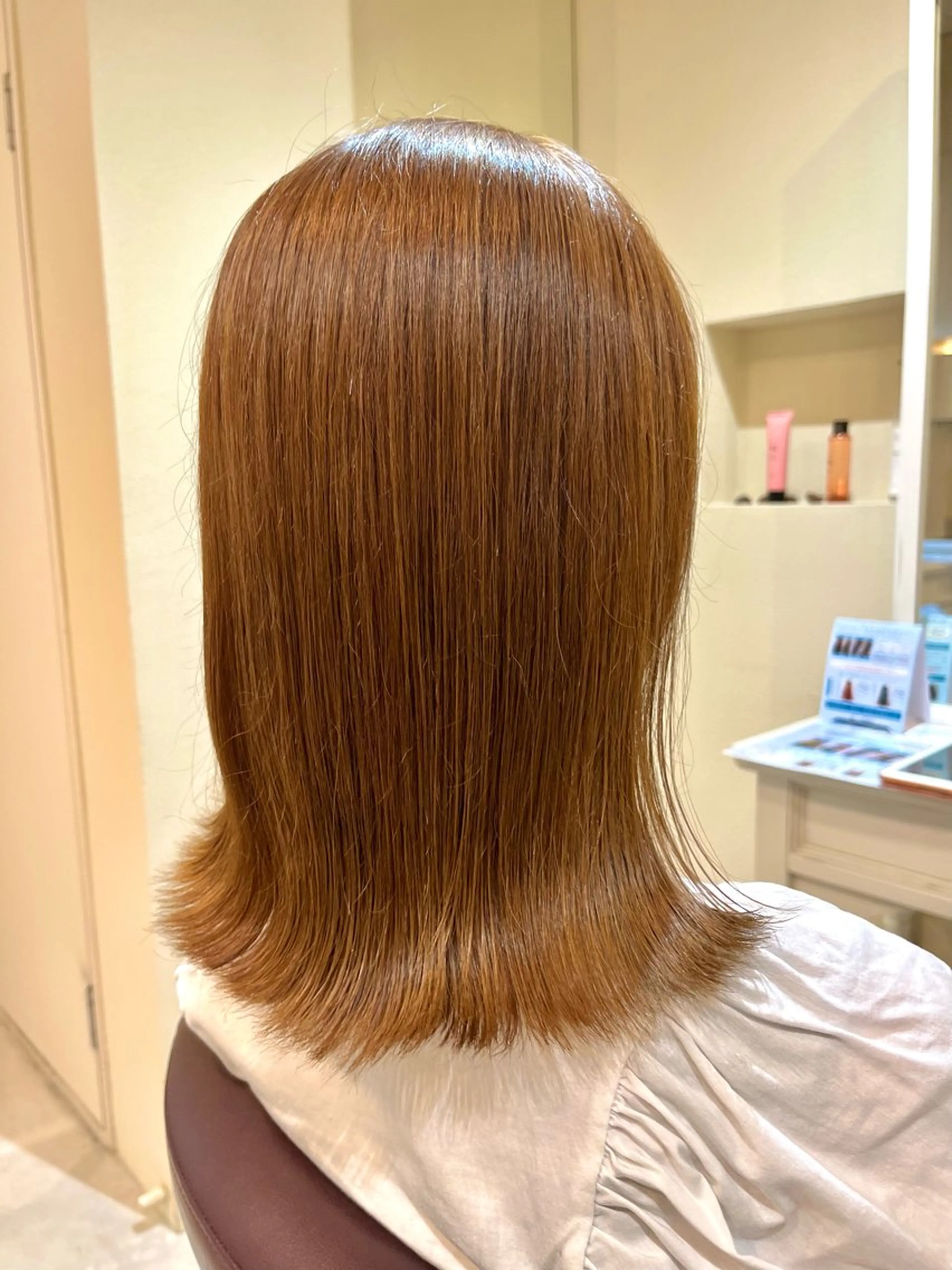 ミディアム カラー 髪質改善 トリートメント 髪質改善/縮毛矯正 seiyaのヘアスタイル