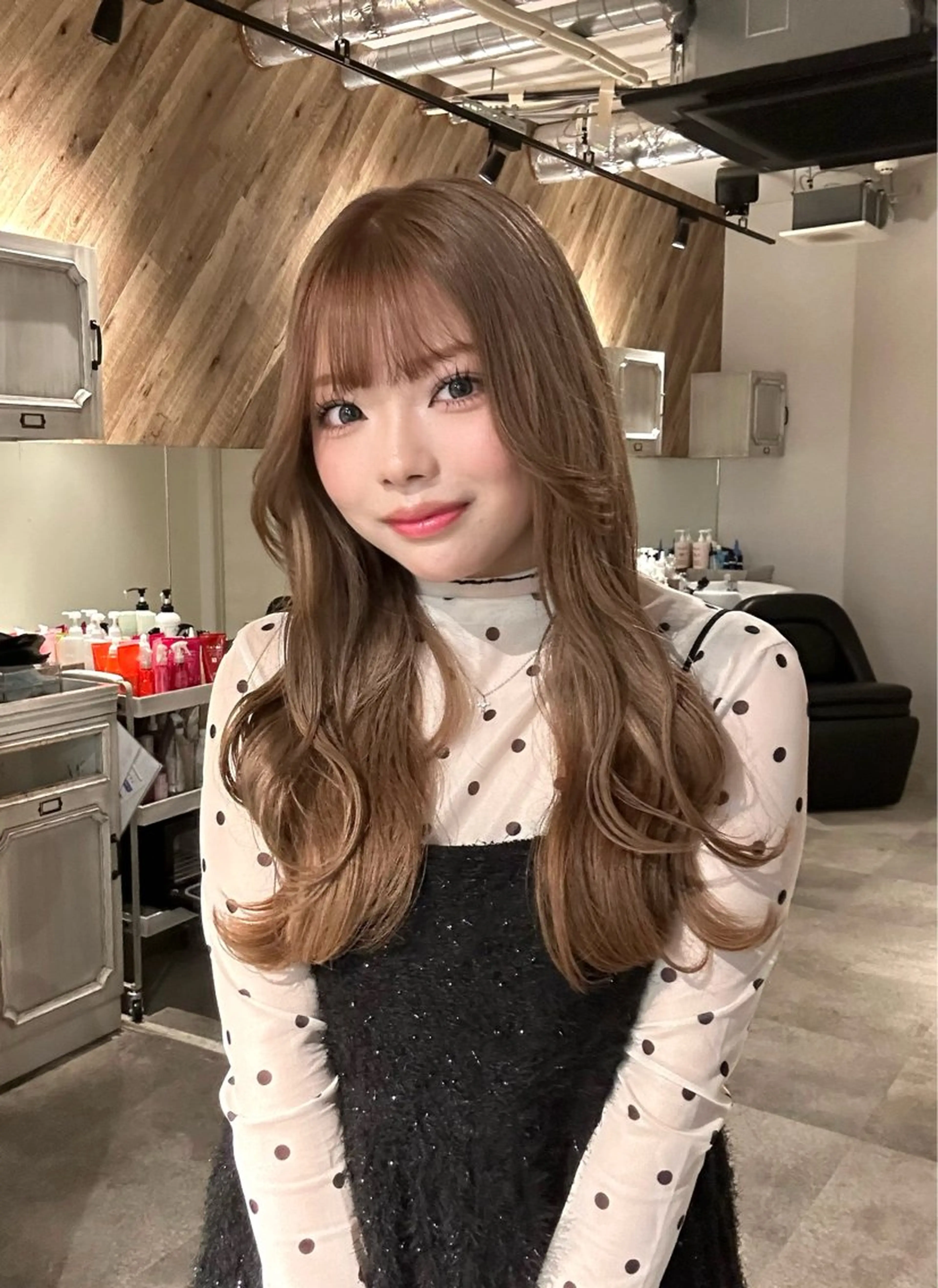 ロング ryo yaのヘアスタイル