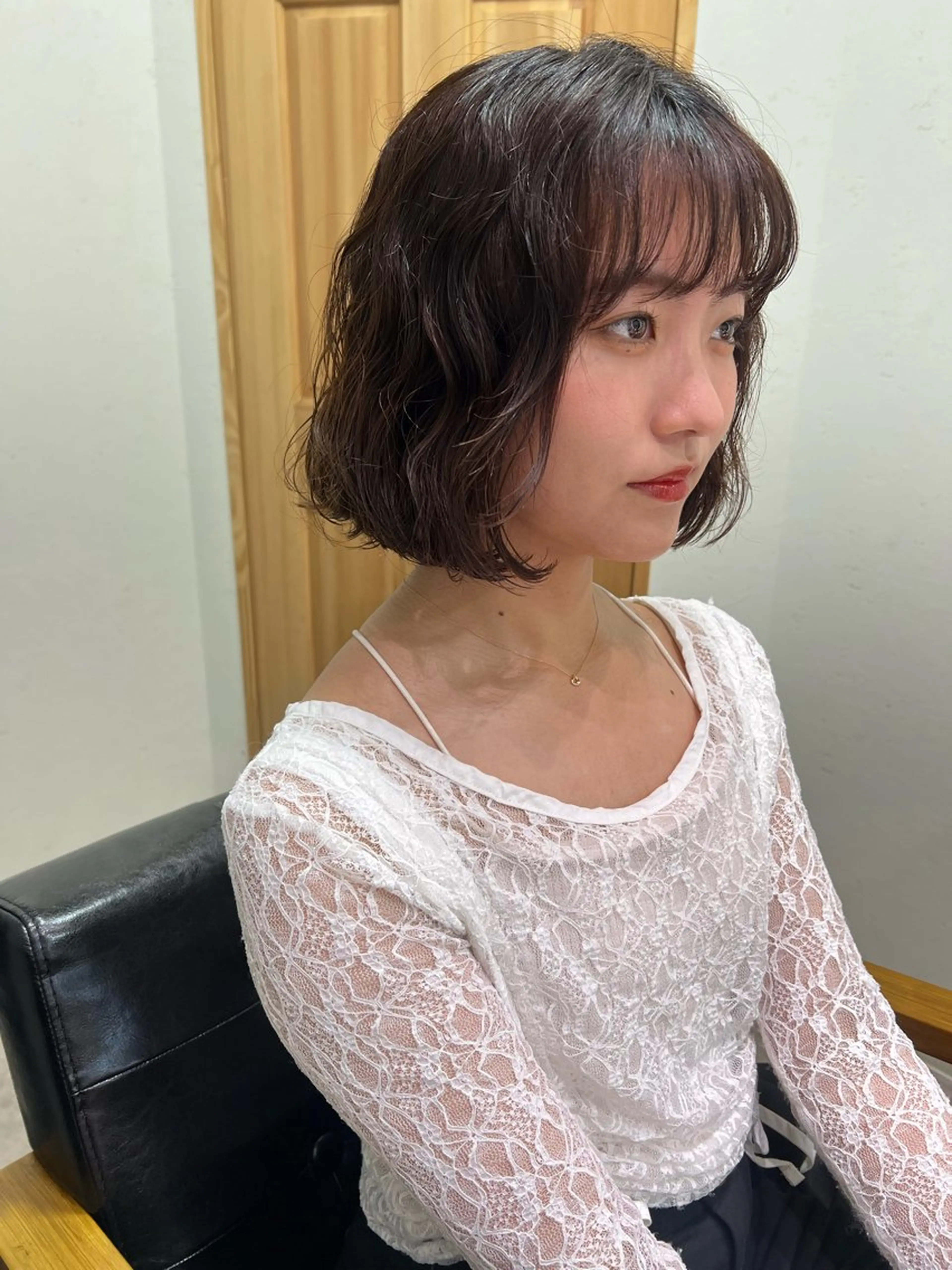 ショート コテ巻き風パーマ SHONOのヘアスタイル