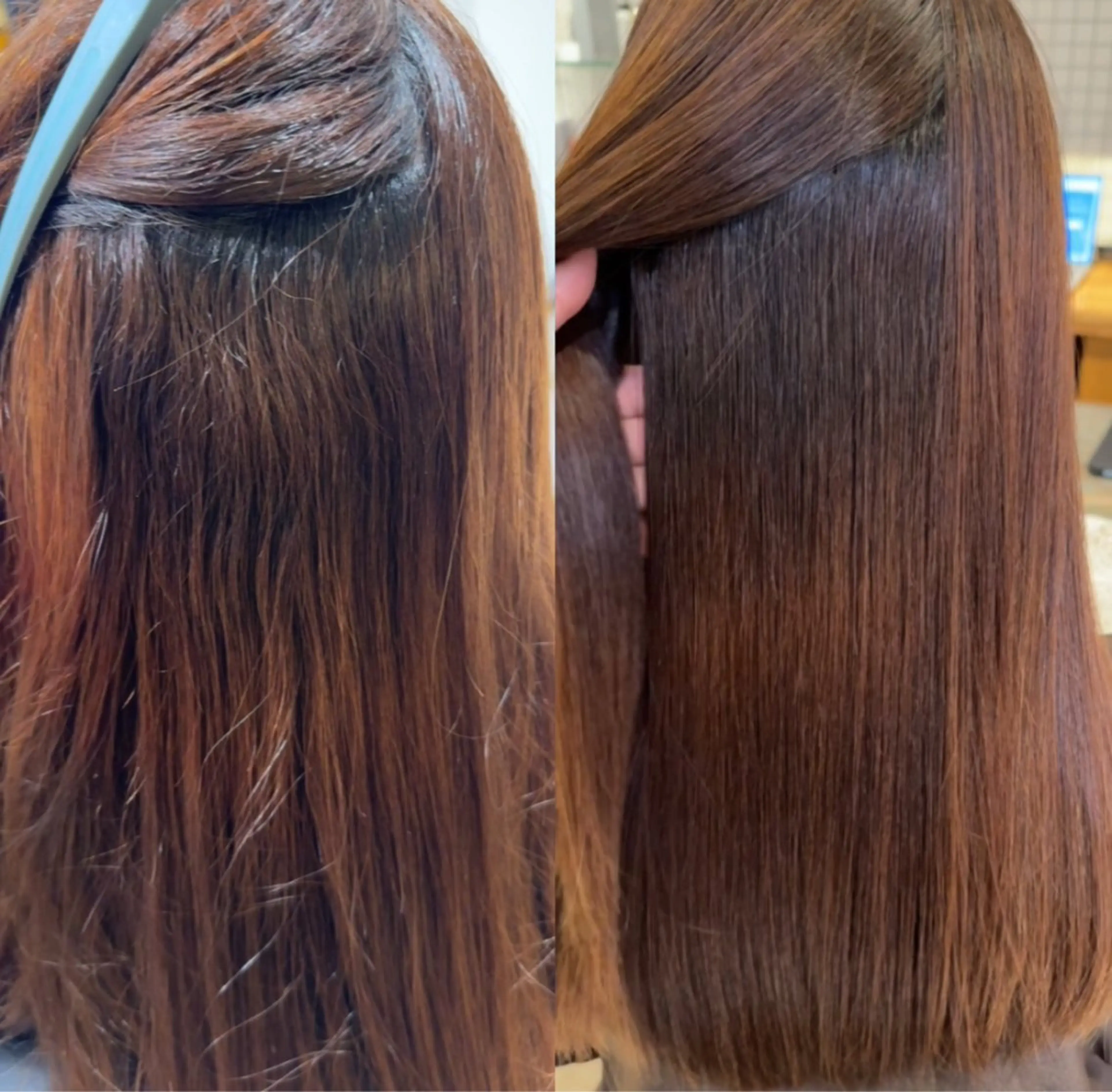 ロング カット 縮毛矯正 名駅/髪質改善 /ストレートEndoのヘアスタイル
