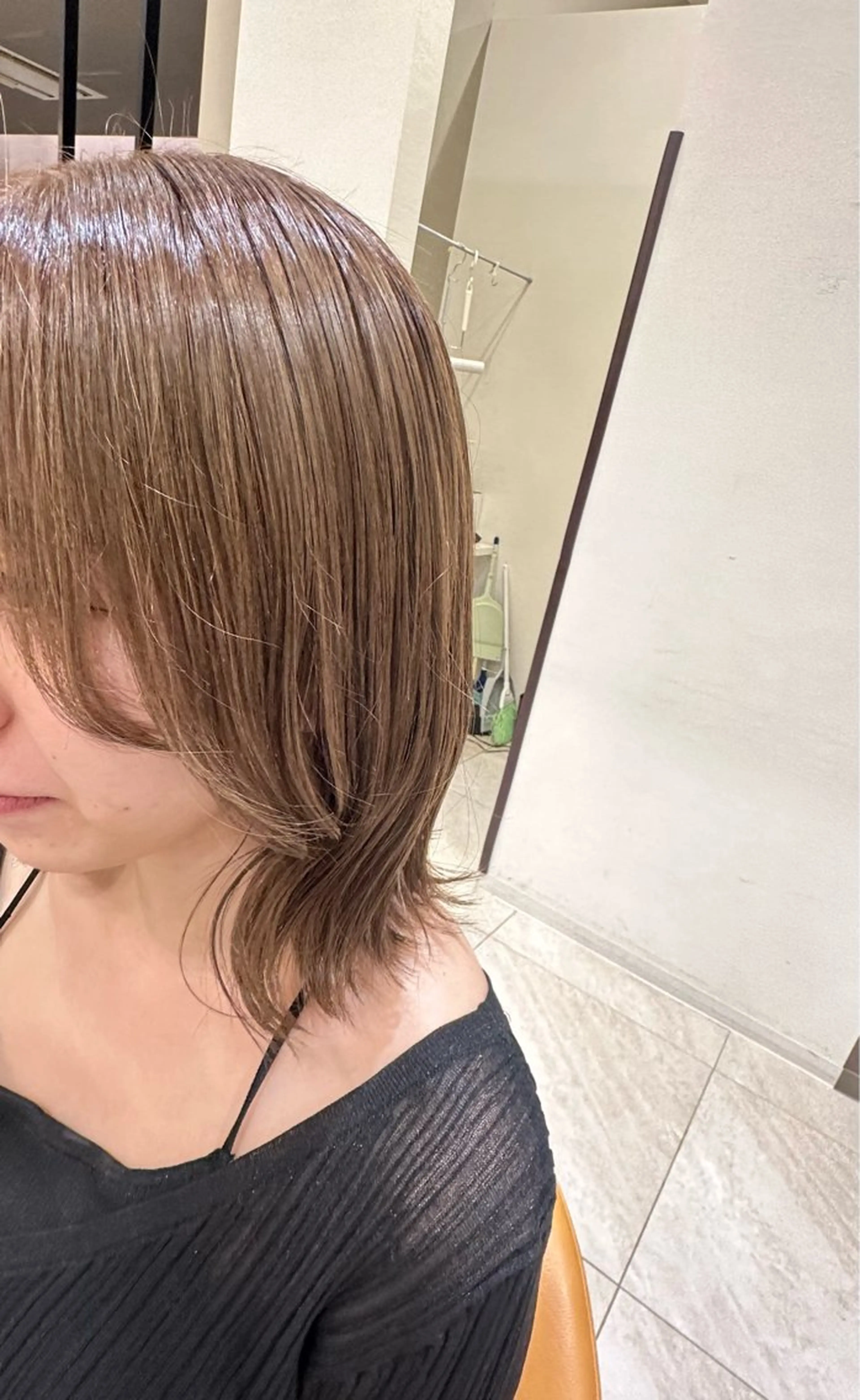 ミディアム ボブ くびれヘア くびれレイヤー レイヤーカット 古谷 俊樹のヘアスタイル