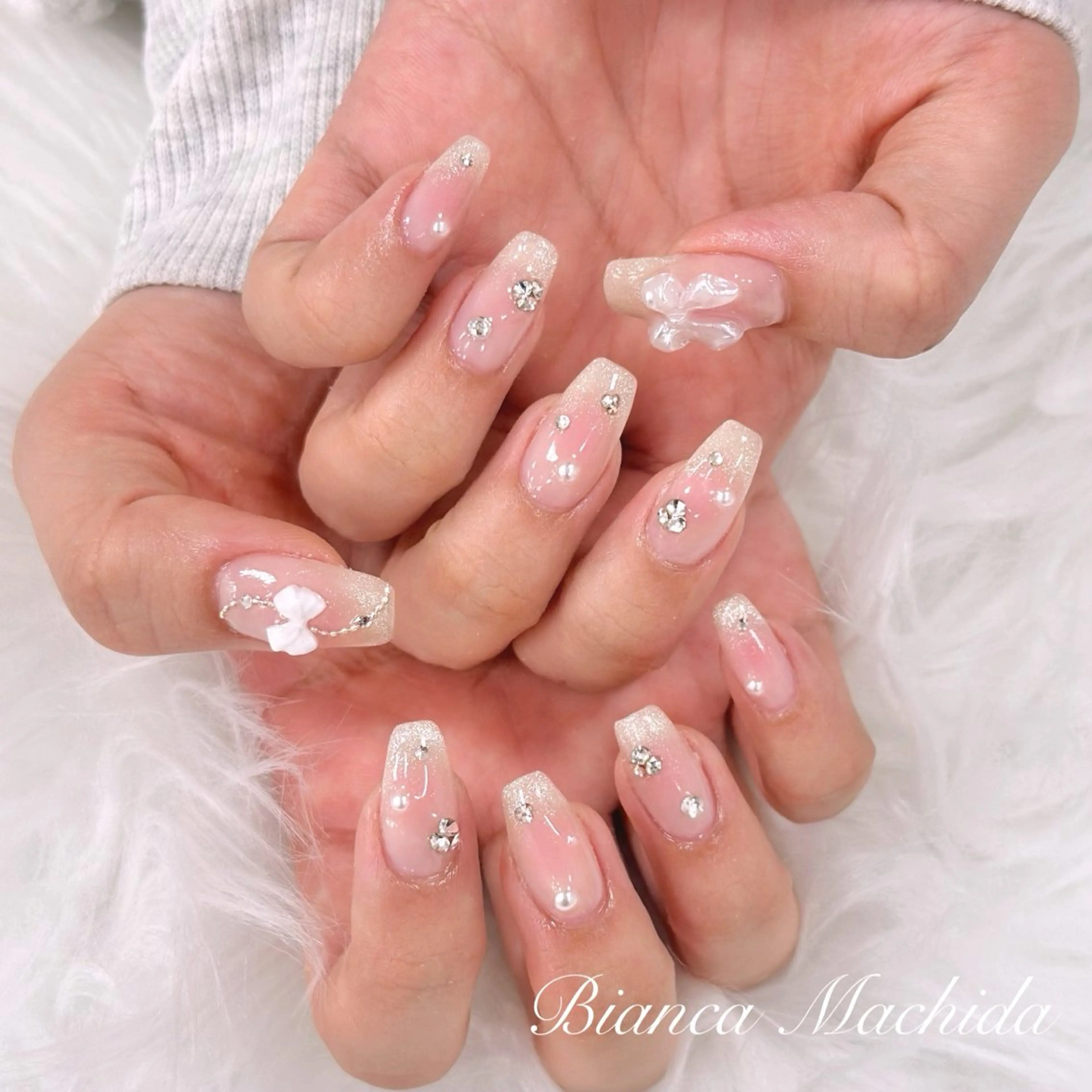 ネイル ハンドネイル Bianca👼🏻 OIKAWAのネイルデザイン