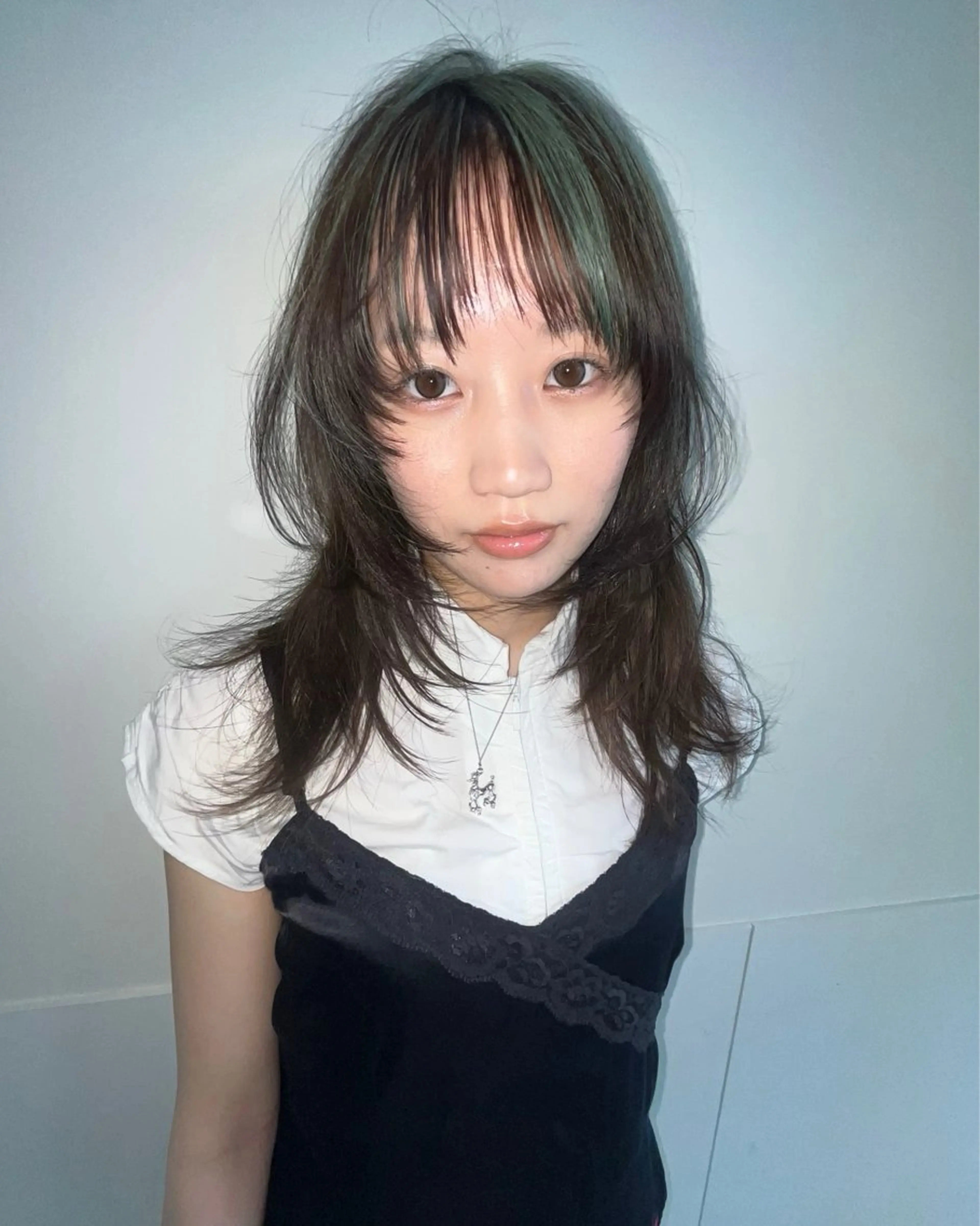 セミロング カラー カット ヘアカラー レイヤーカット🍏 パーマ/ののかのヘアスタイル