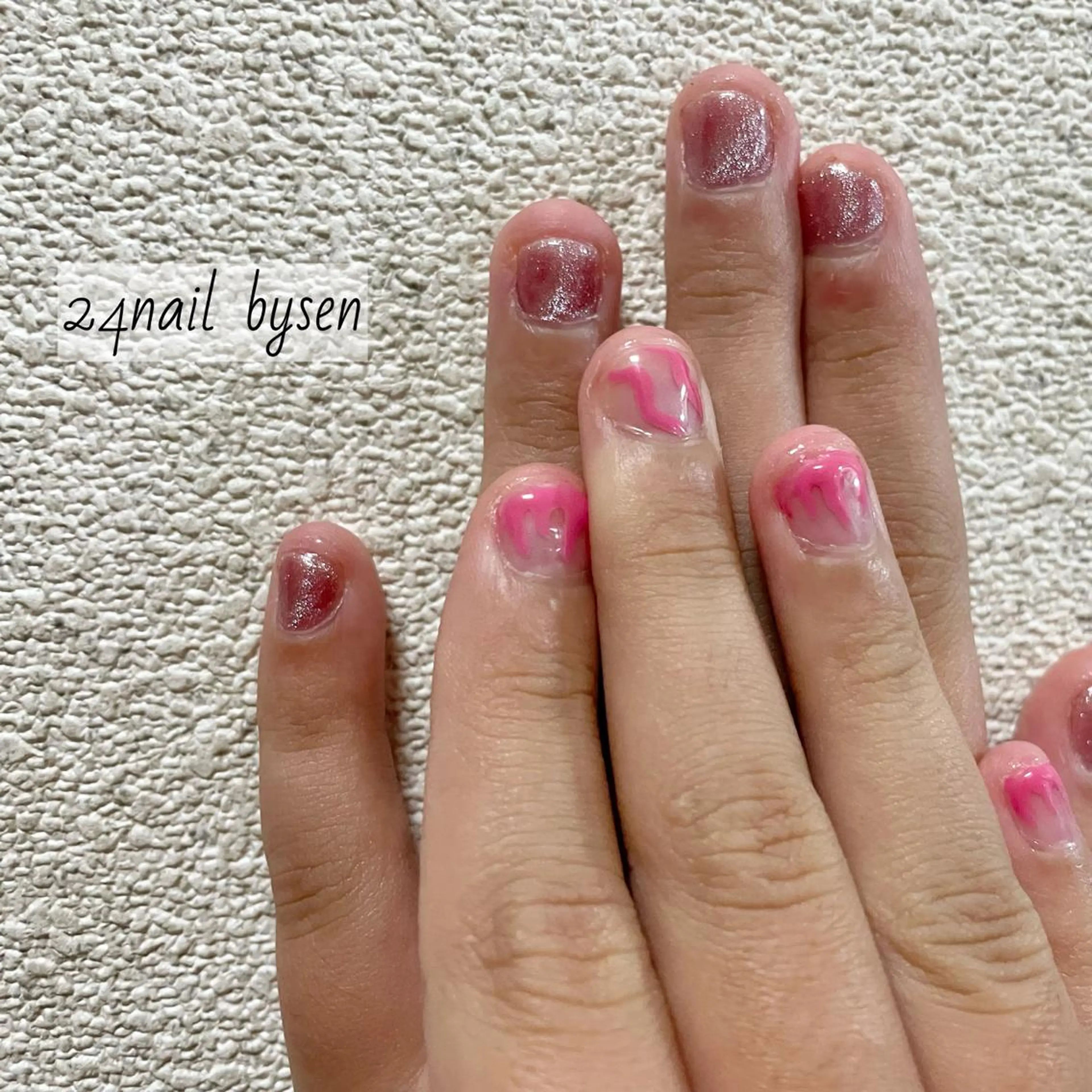 ネイル アートネイル マグネットネイル Atelier by 24nail/Ayaのネイルデザイン