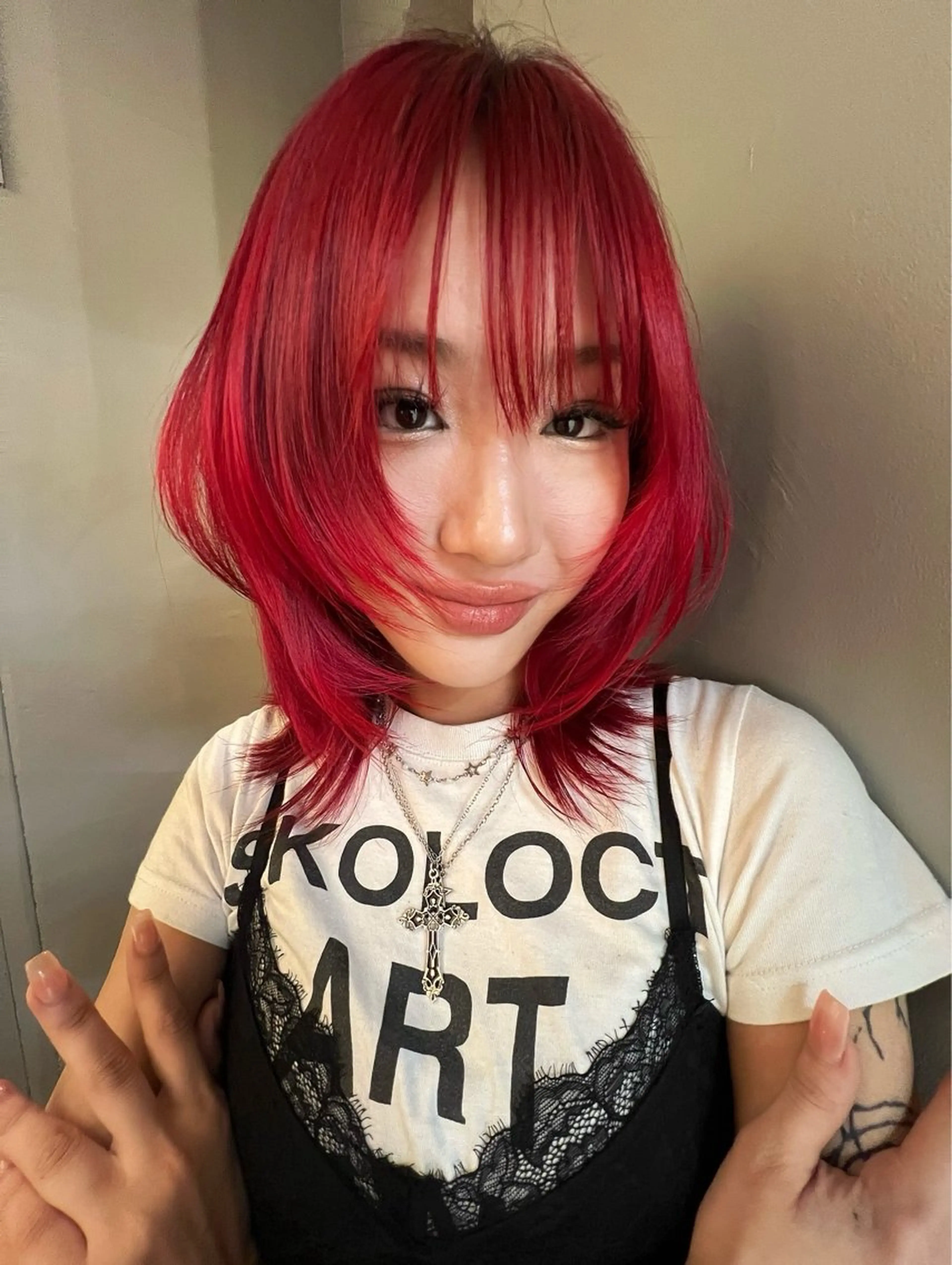 セミロング カラー カット ヘアカラー 圧倒的デザイン力 店長🎨RENAのヘアスタイル